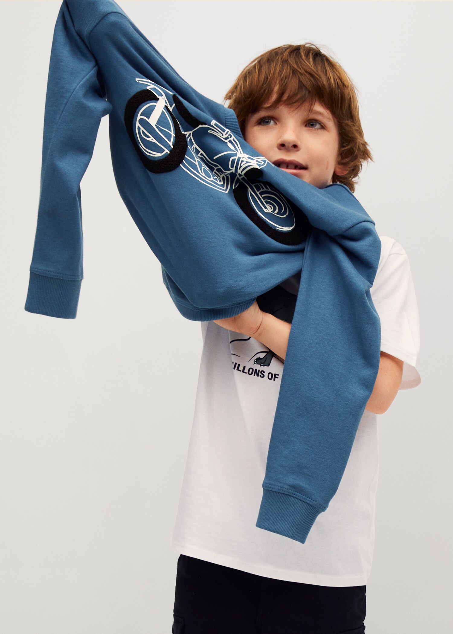 Sudadera algodón textura - Plano general