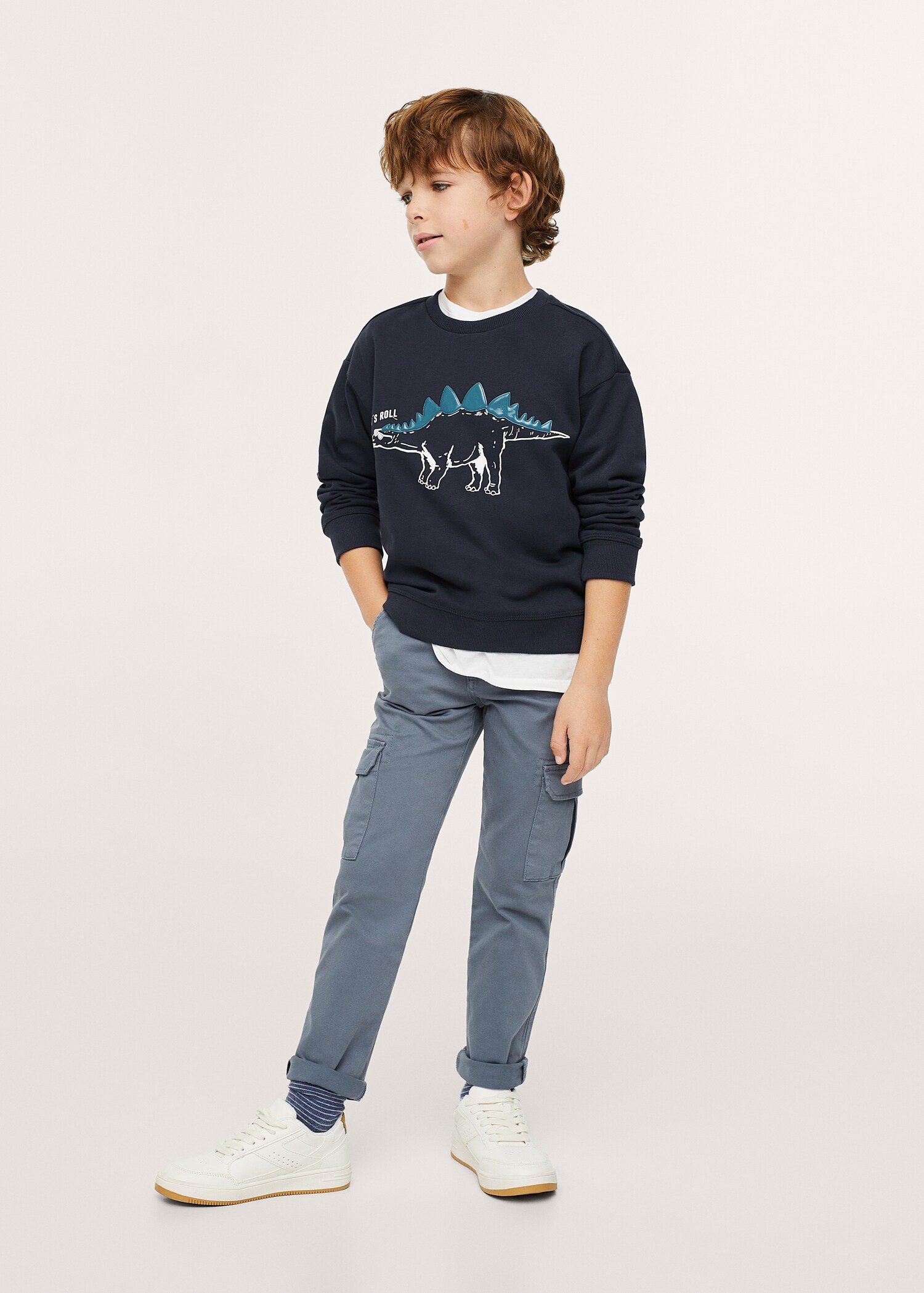 Sudadera algodón textura - Plano general