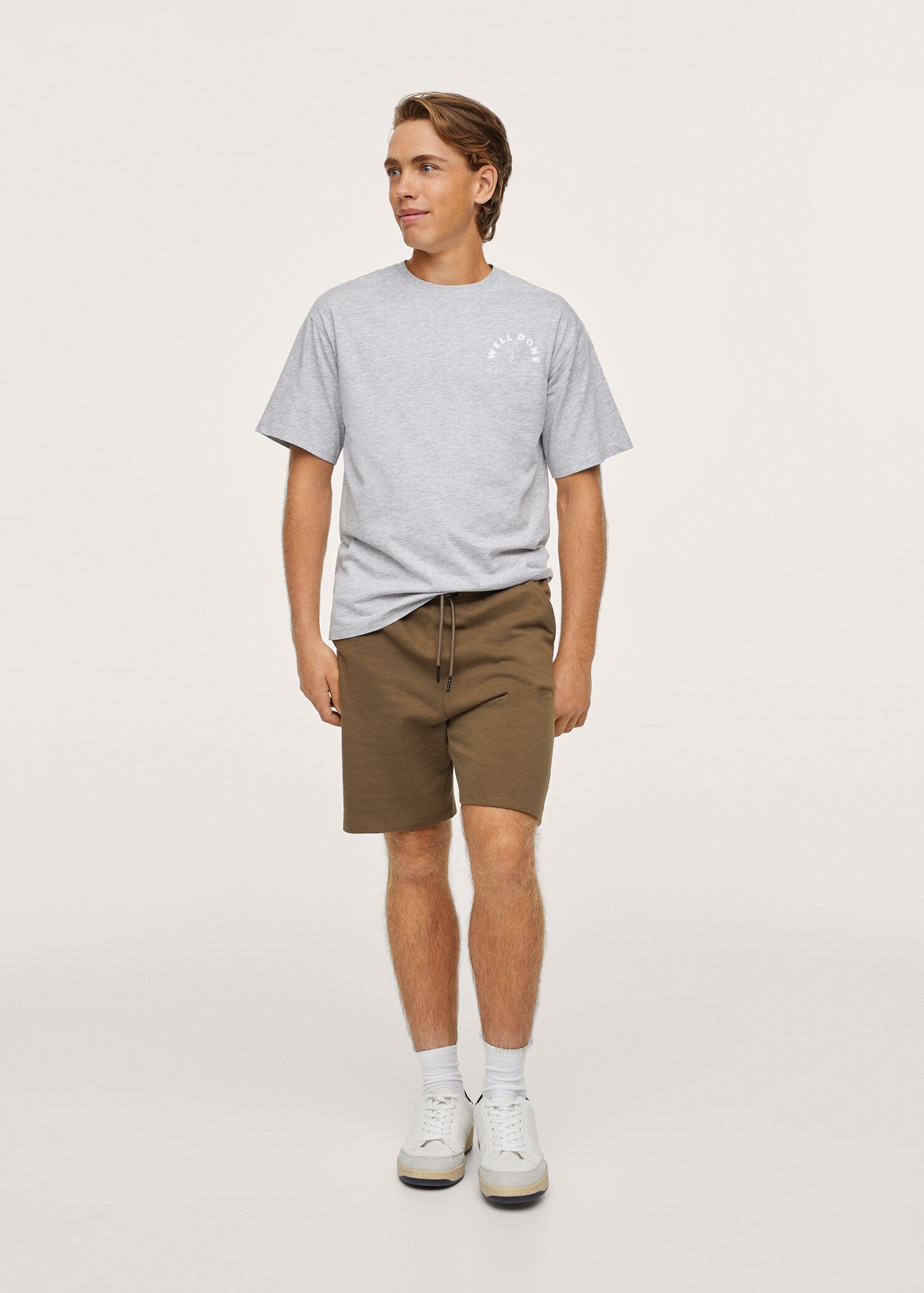 Bermudas jogger algodón - Plano general
