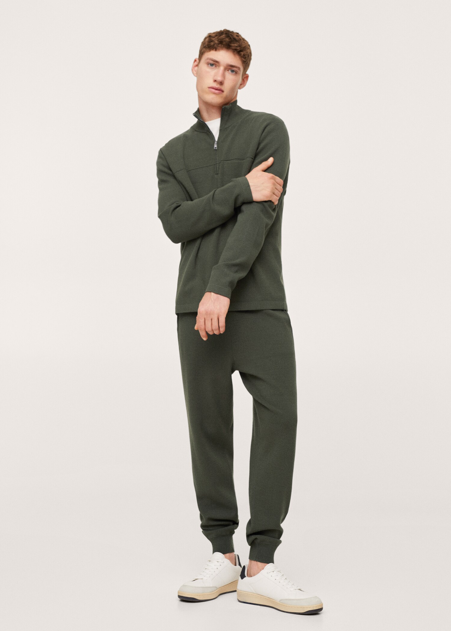 Pantalón jogger punto textura - Plano general
