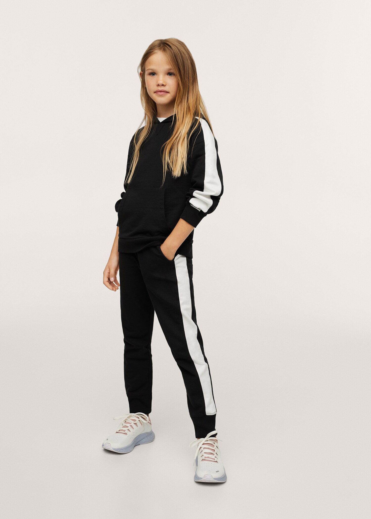 Kalhoty jogger s pruhy - Celkový náhled