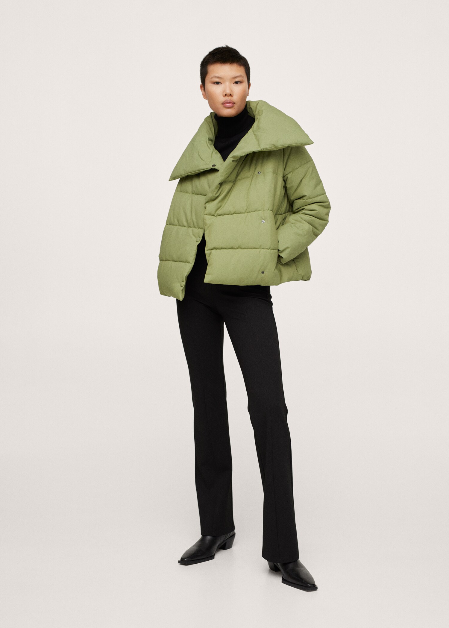 Anorak acolchado impermeable - Plano general