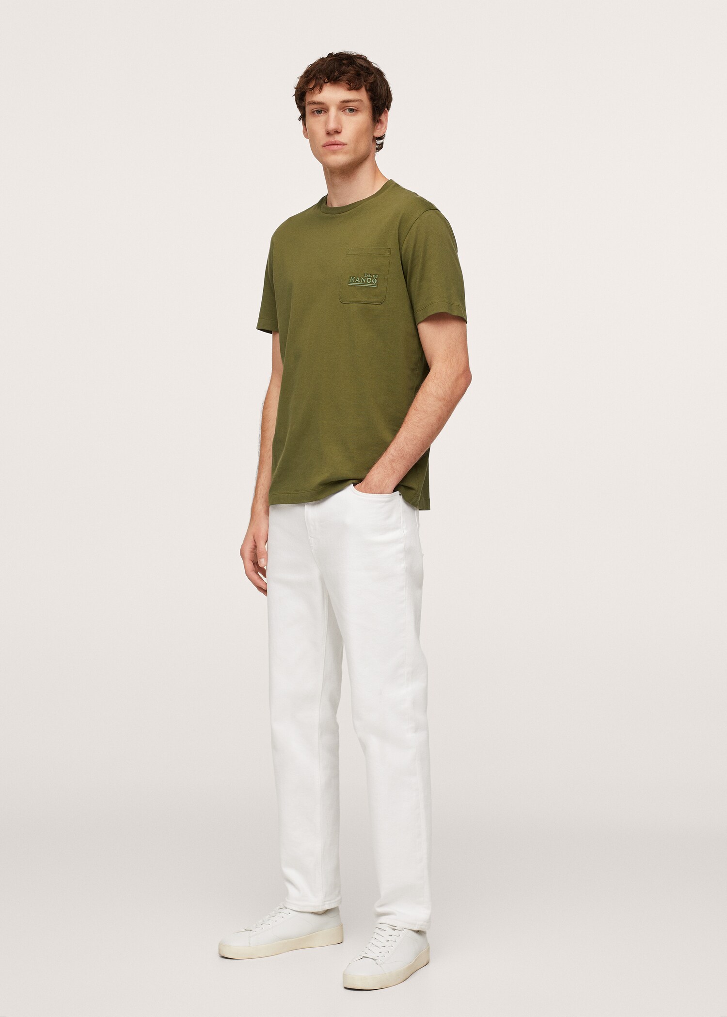 Camiseta algodón logo - Plano general