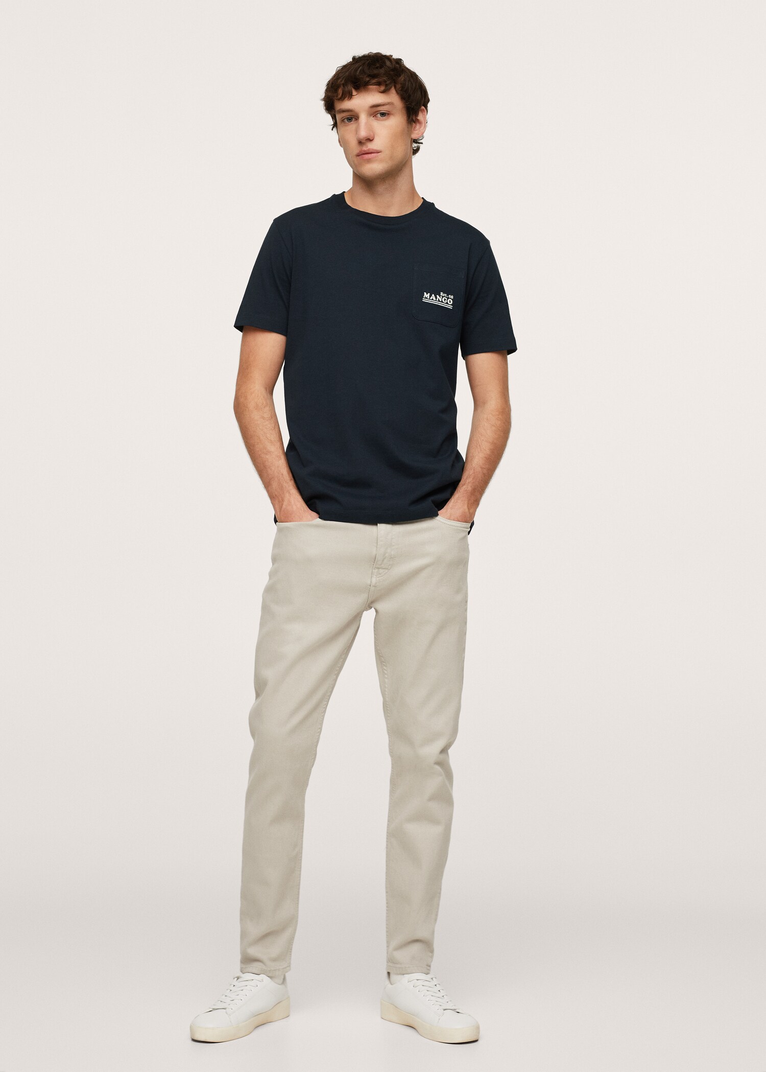 Camiseta algodón logo - Plano general