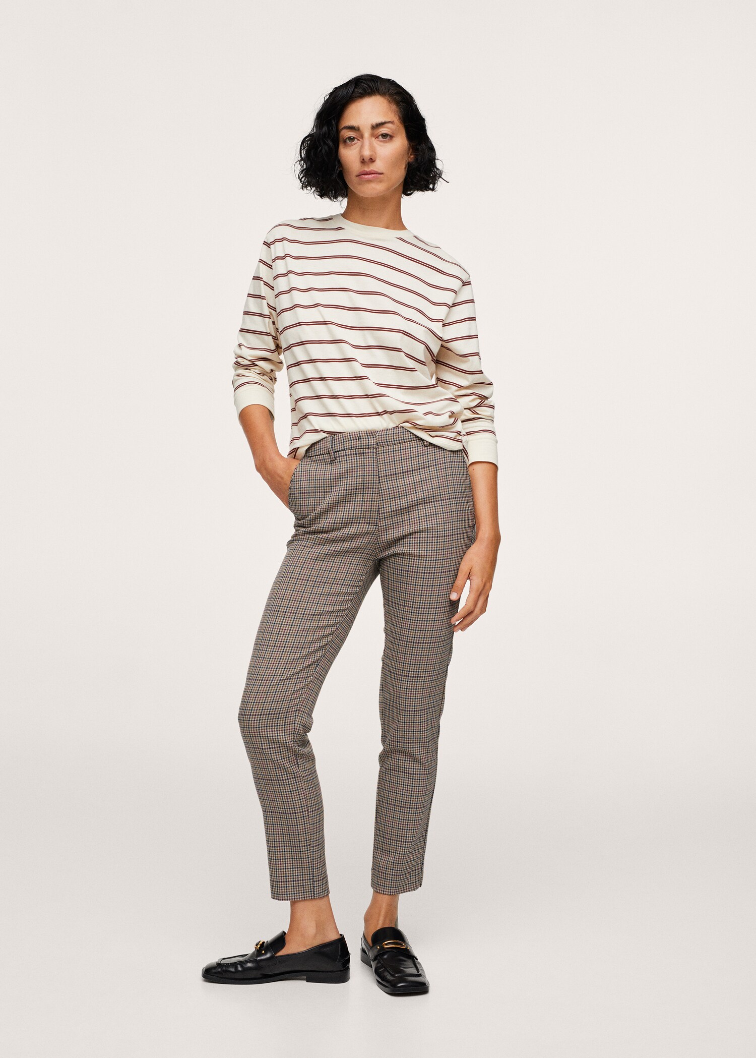 Crop skinny trousers - General plane