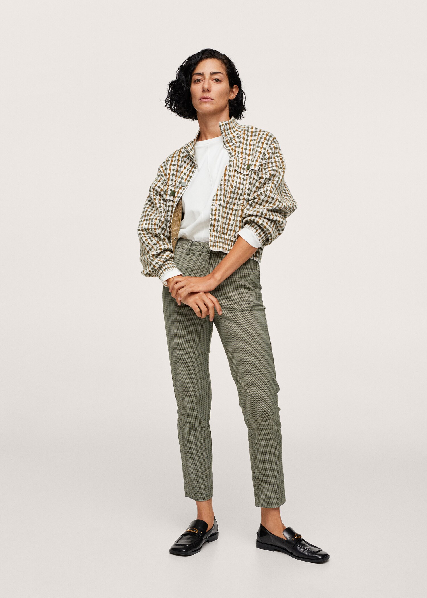Crop skinny trousers - General plane