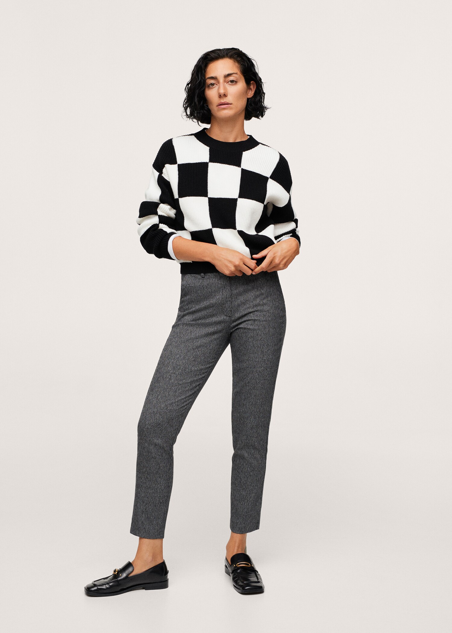 Crop skinny trousers - General plane