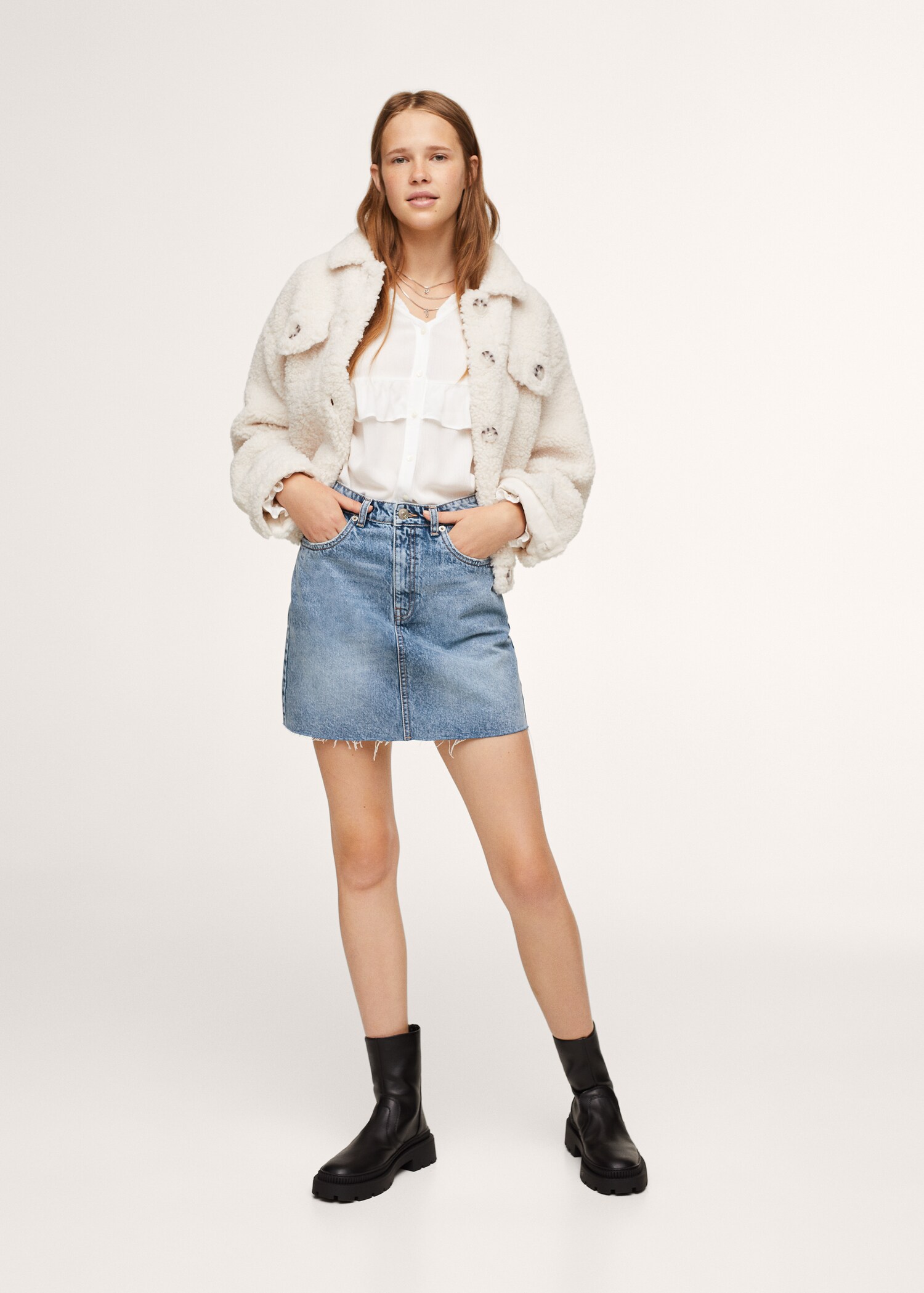 Denim skirt - General plane