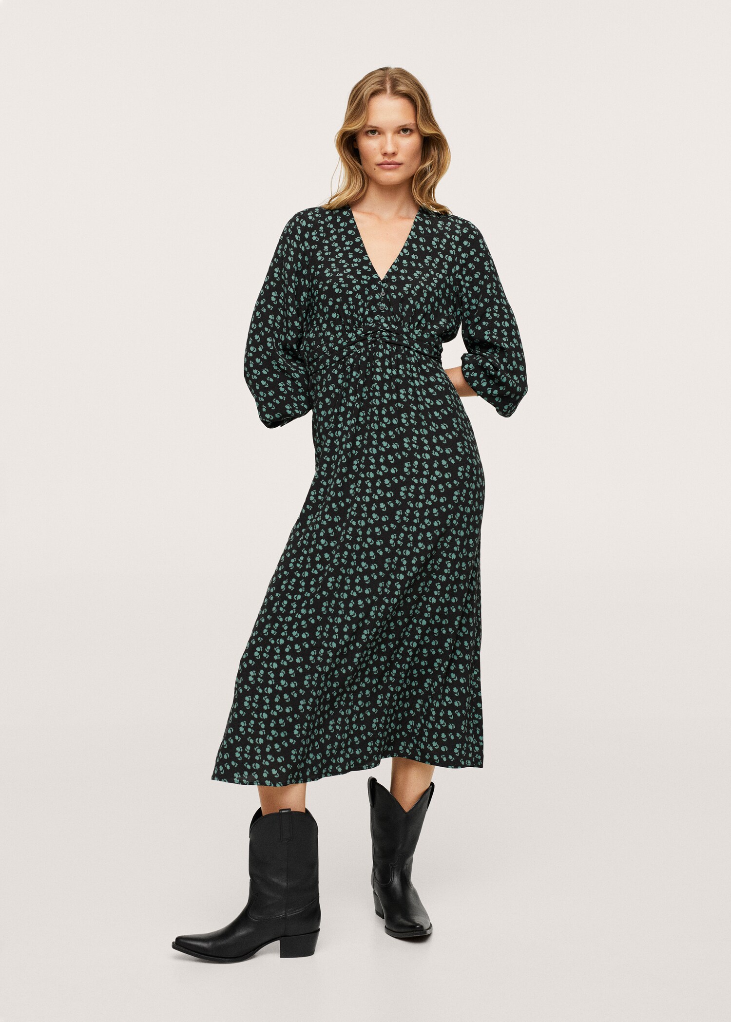 Robe midi imprimée - Plan général