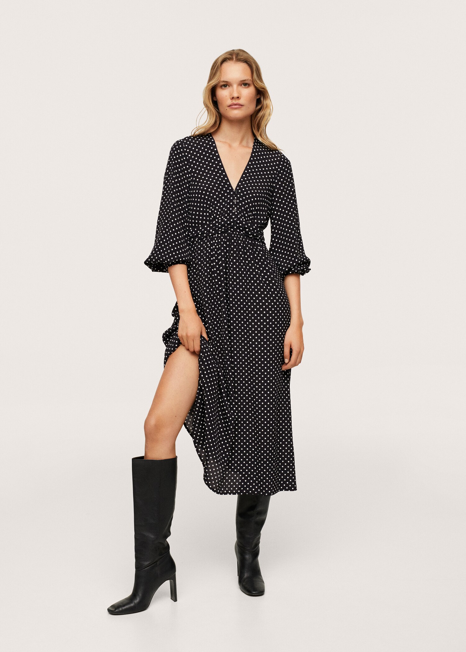 Robe midi imprimée - Plan général