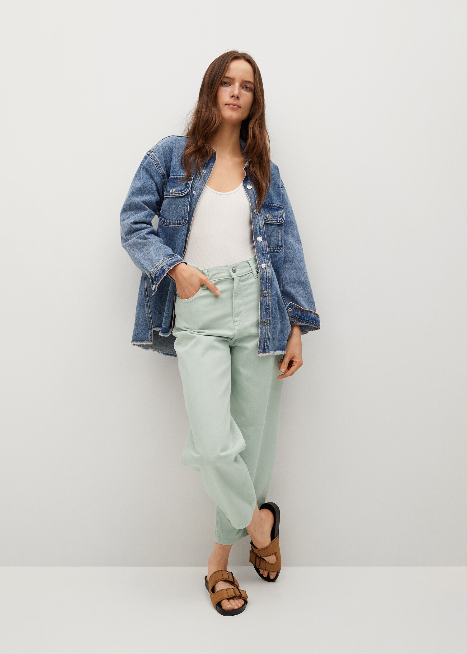 Jeans Balloon tiro alto - Plano general