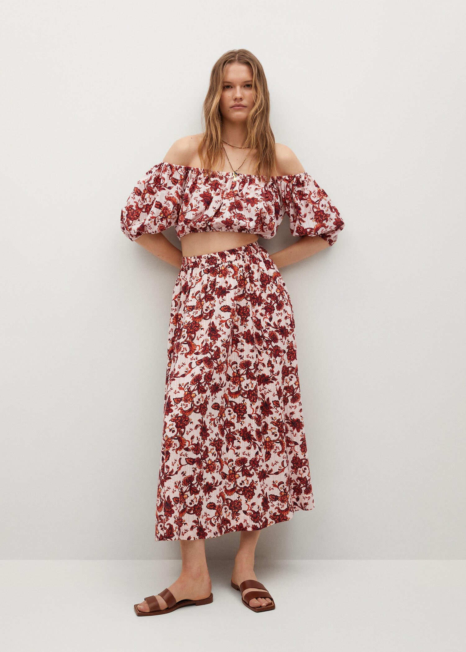 Printed cotton top - General plane