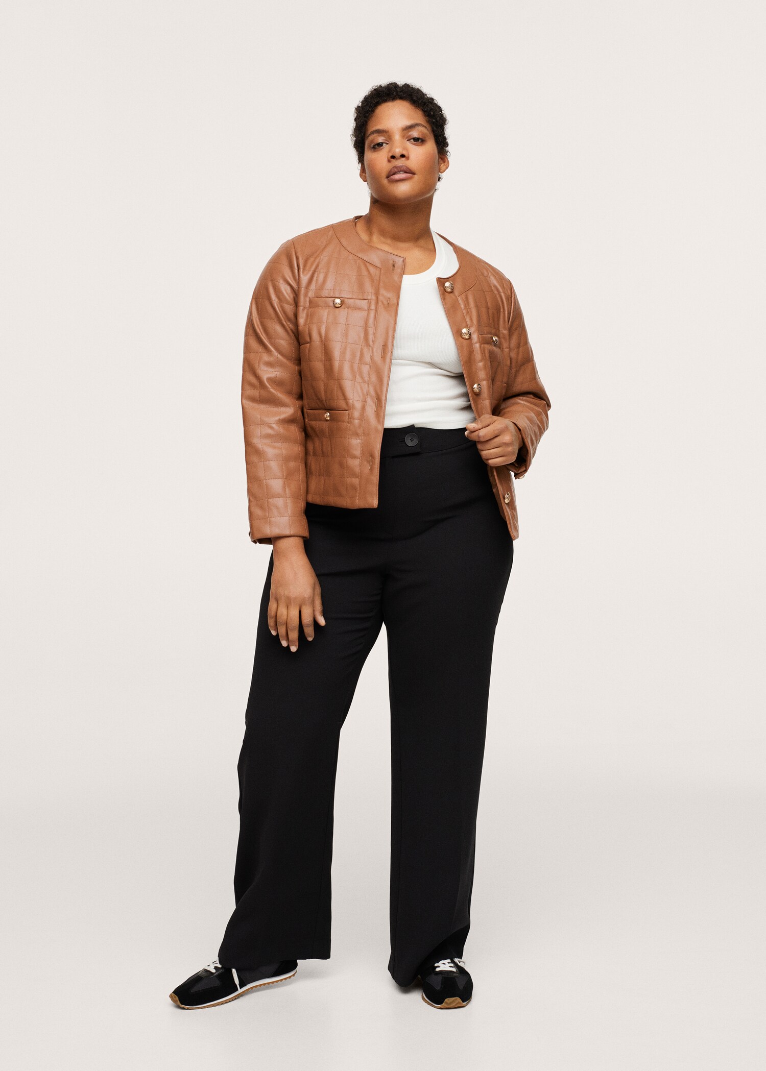 Chaqueta textura botones - Plano general