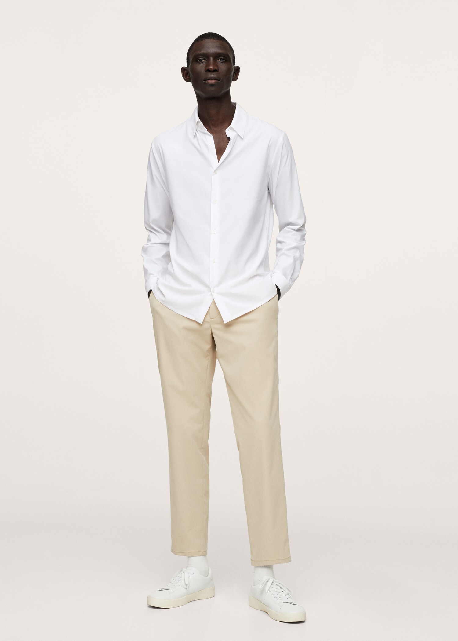 Regular-fit crease-resistant shirt - General plane