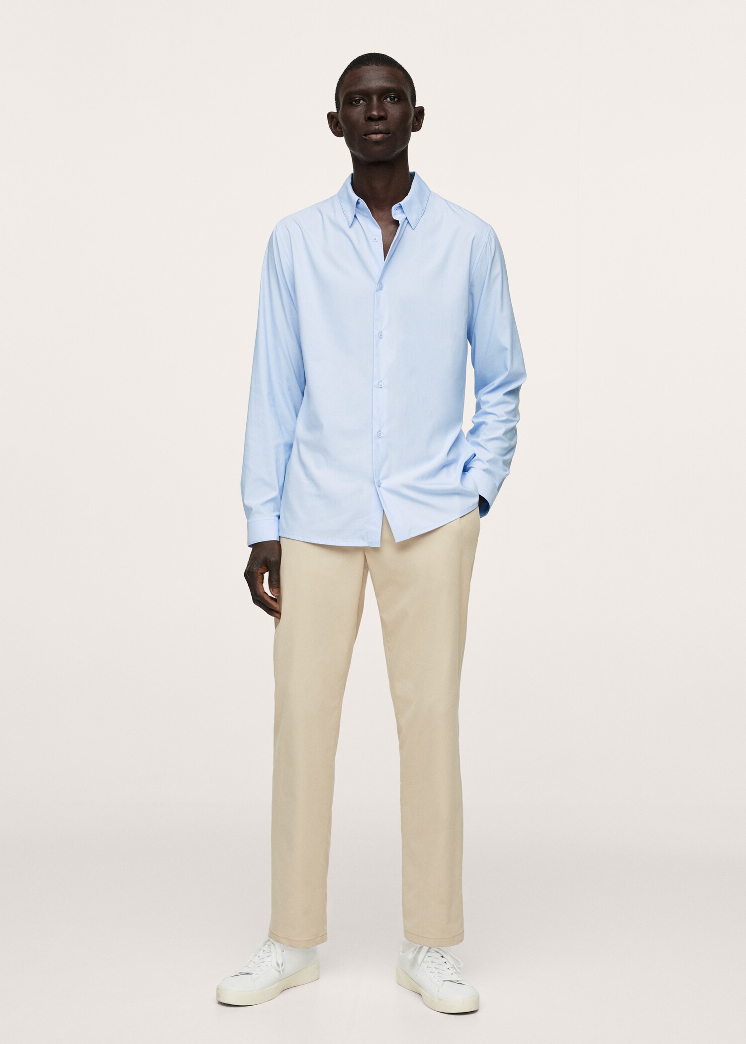 Regular-fit crease-resistant shirt - General plane