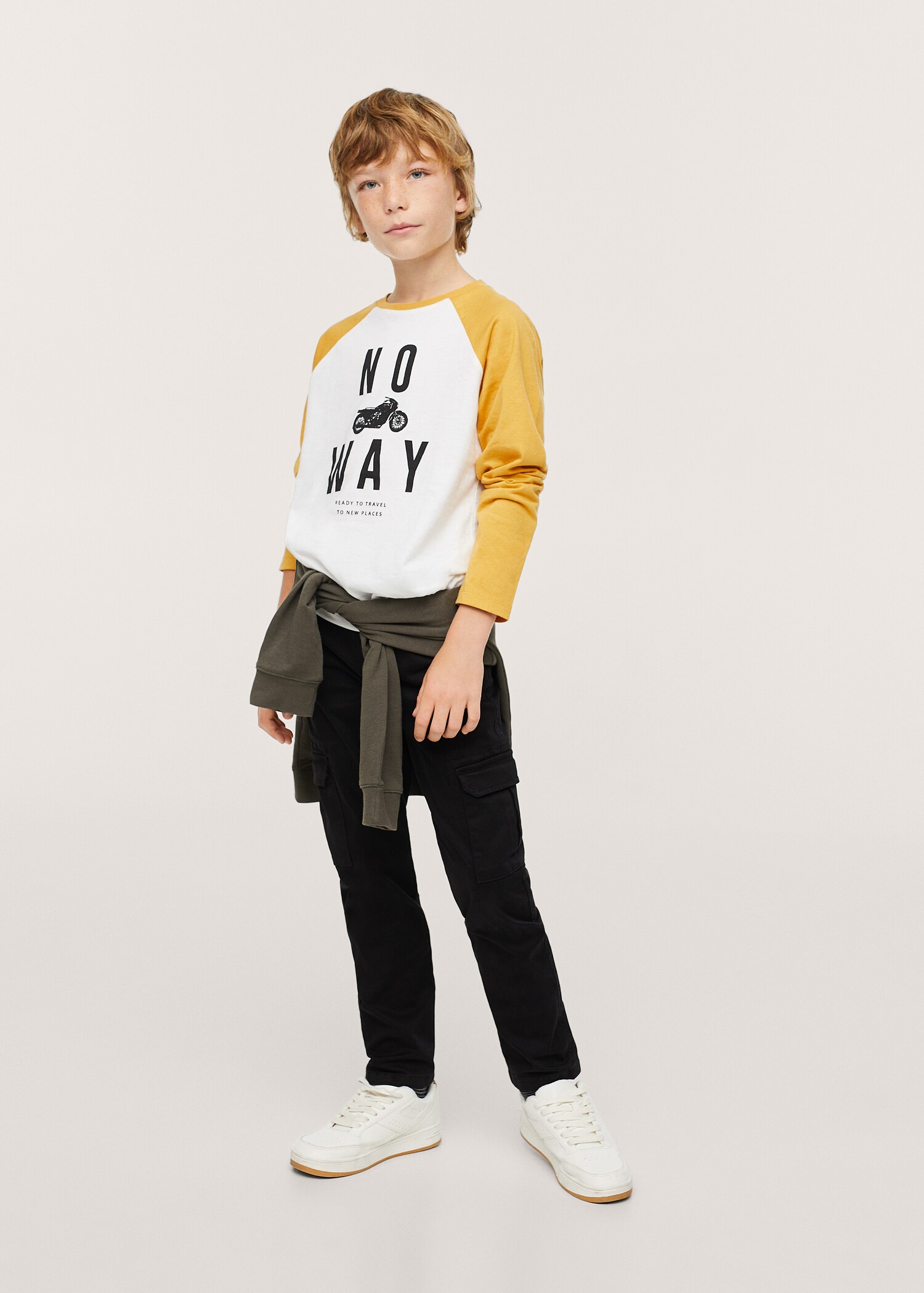 T-shirt manches longues imprimé - Plan général