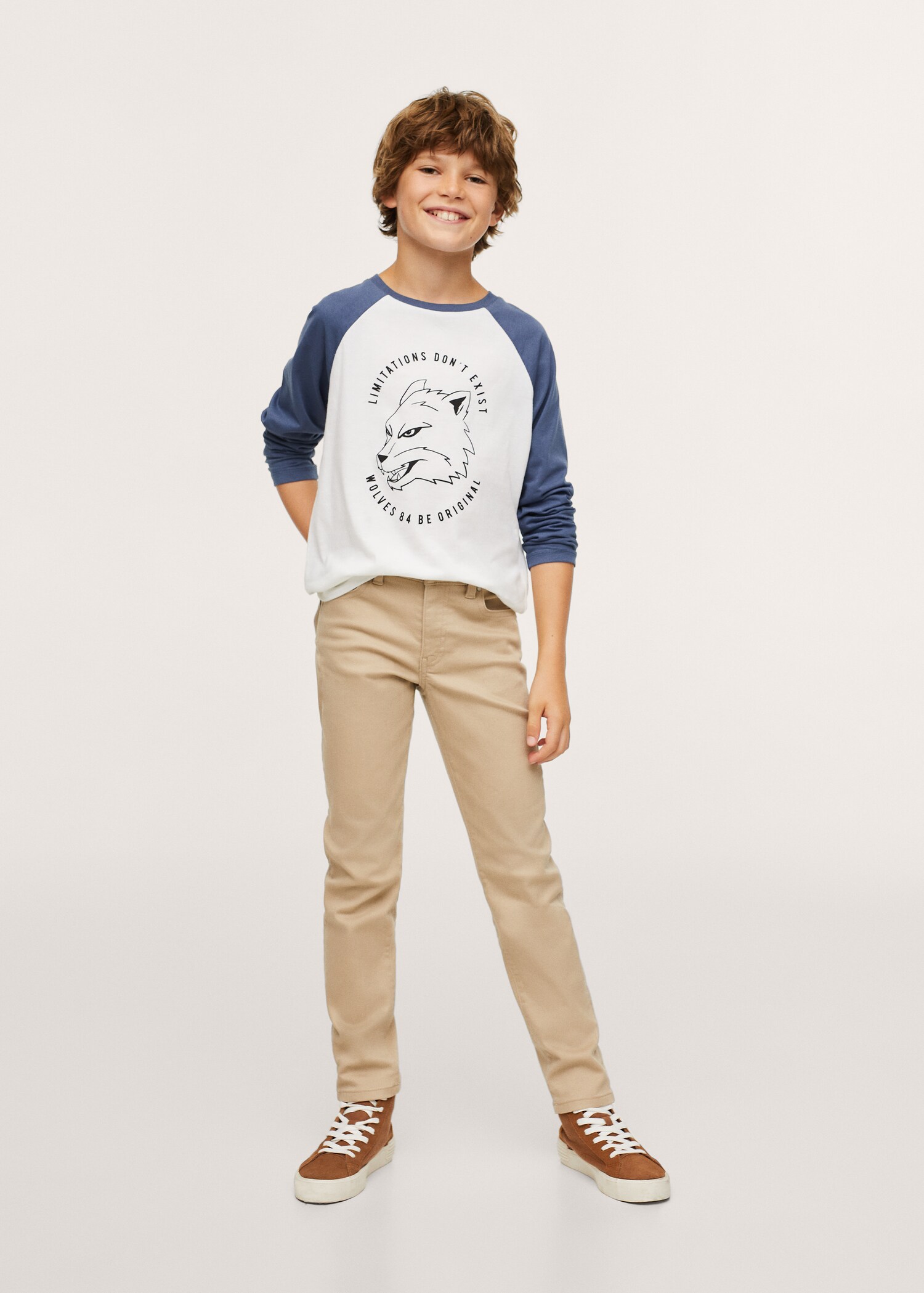 T-shirt manches longues imprimé - Plan général