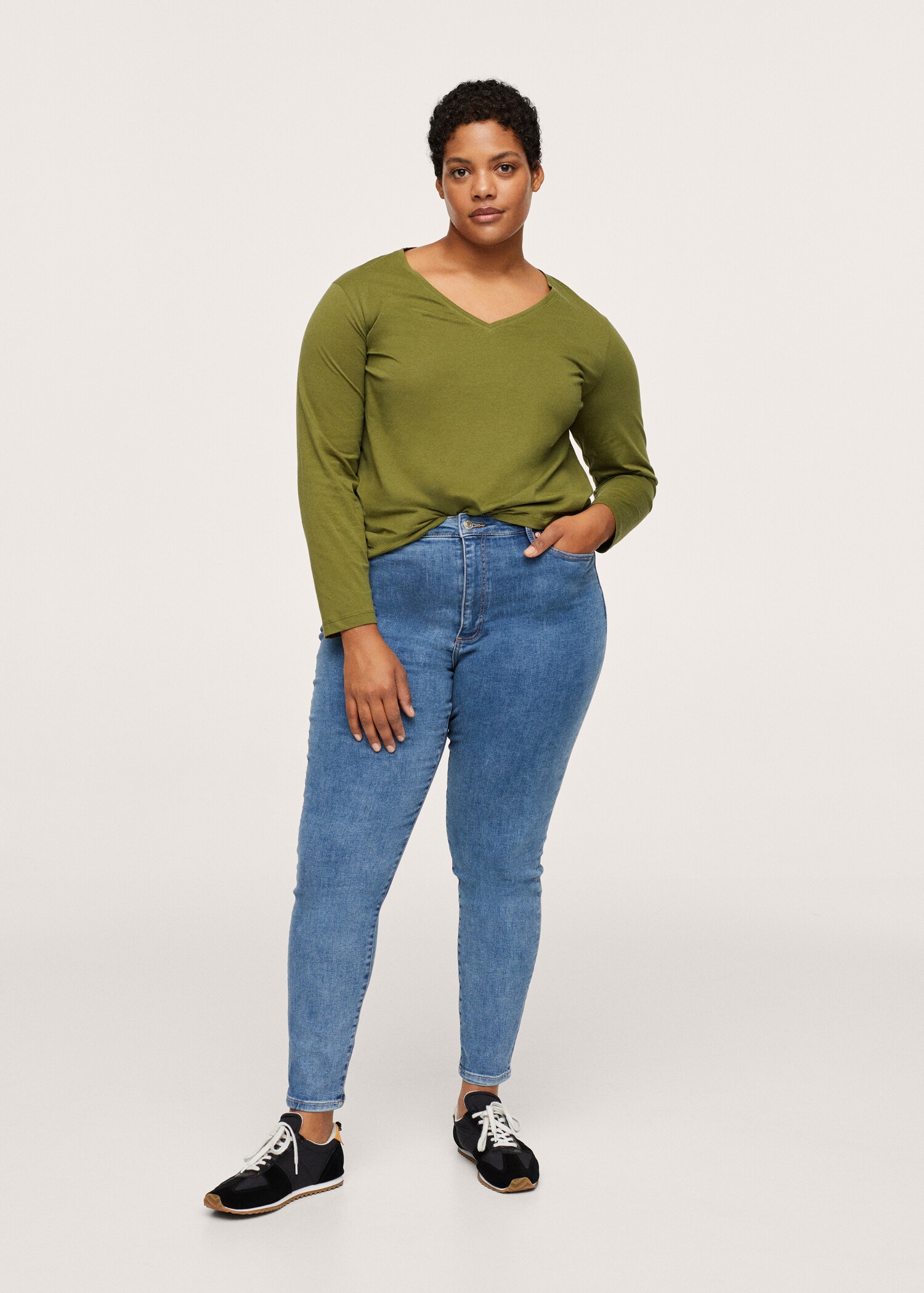 Long sleeve cotton t-shirt - General plane