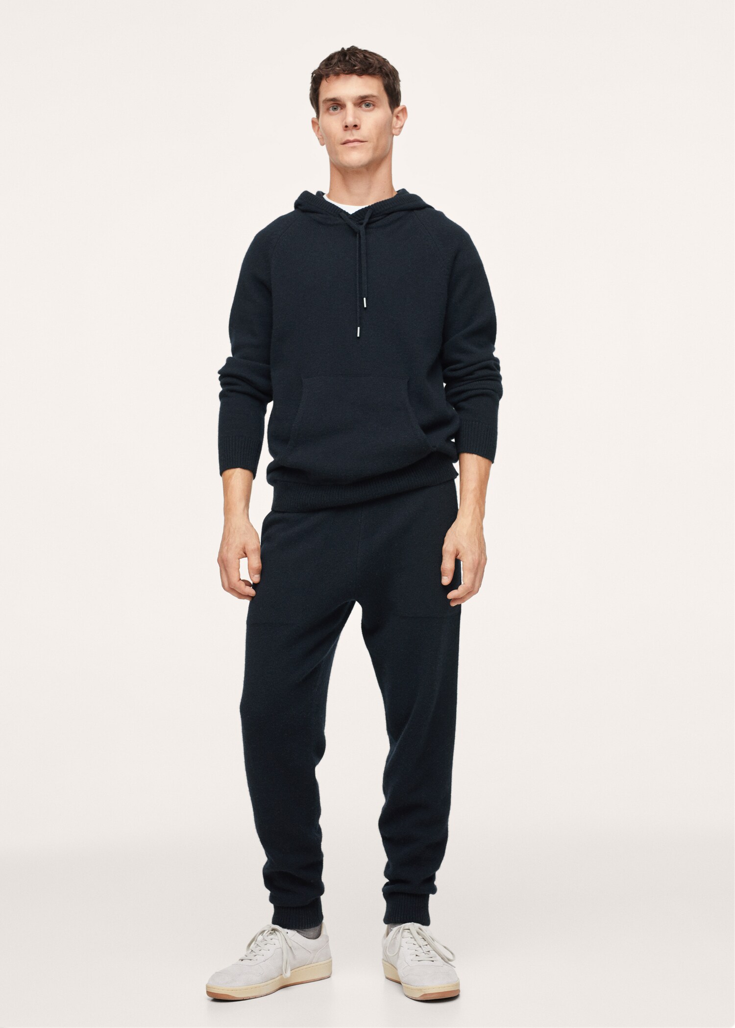 Pantalón jogger punto lana cashmere - Plano general
