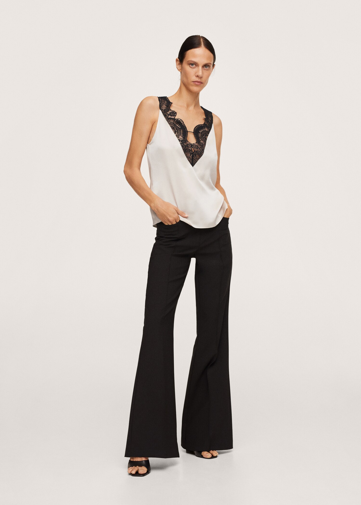 100% silk lingerie top  - General plane