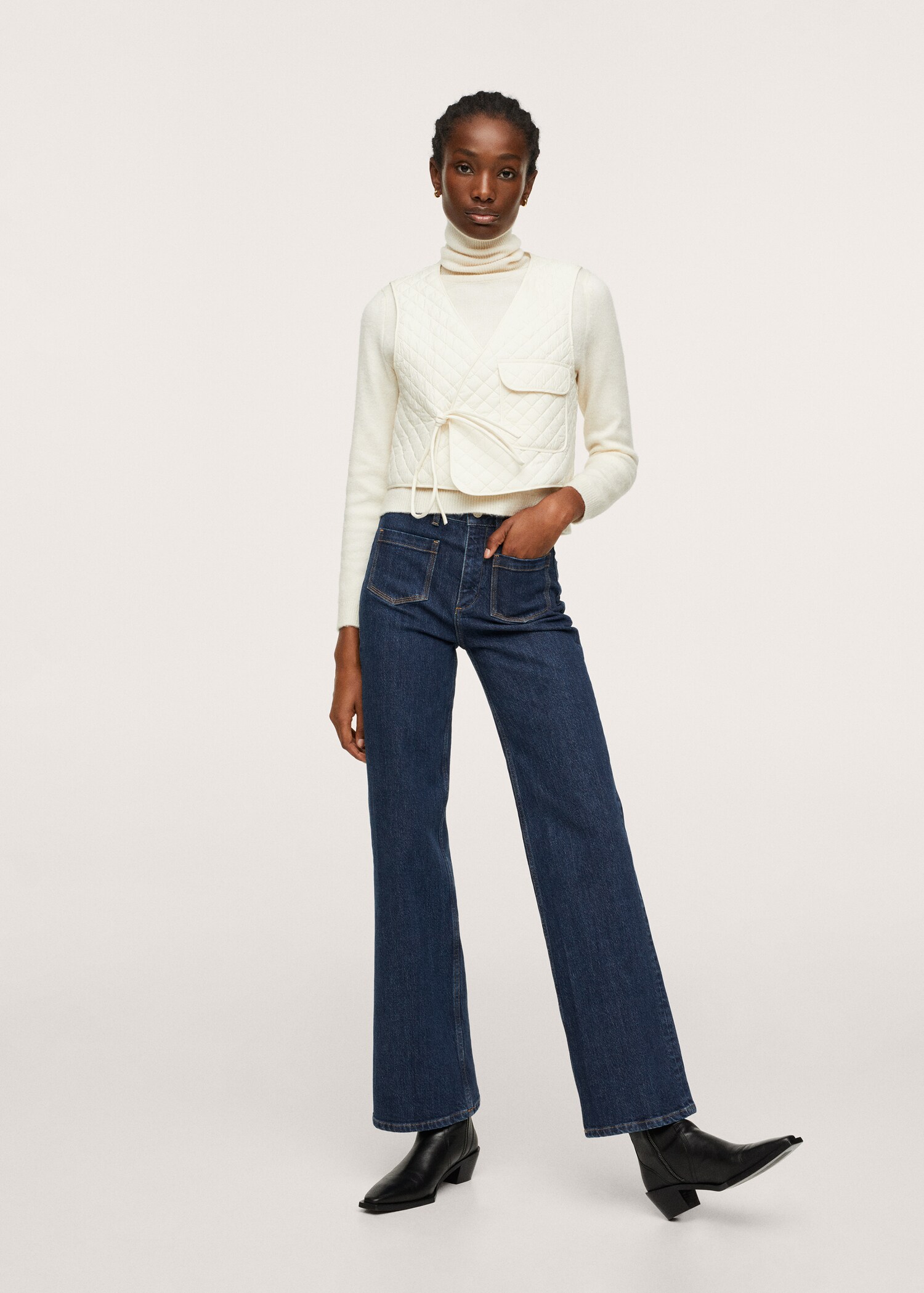 Jeans Wideleg bolsillos - Plano general
