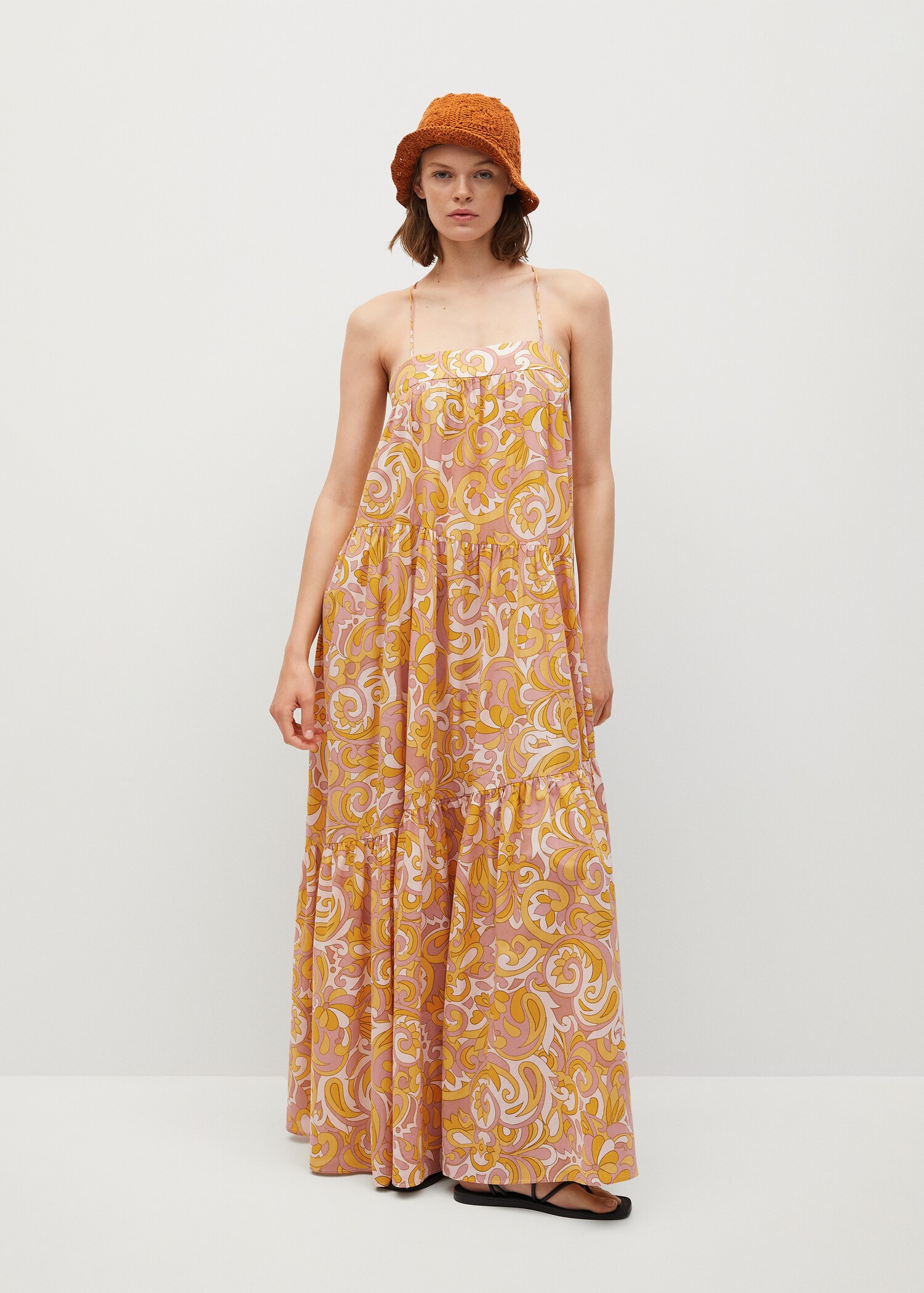 Maxi ruffles dress - General plane