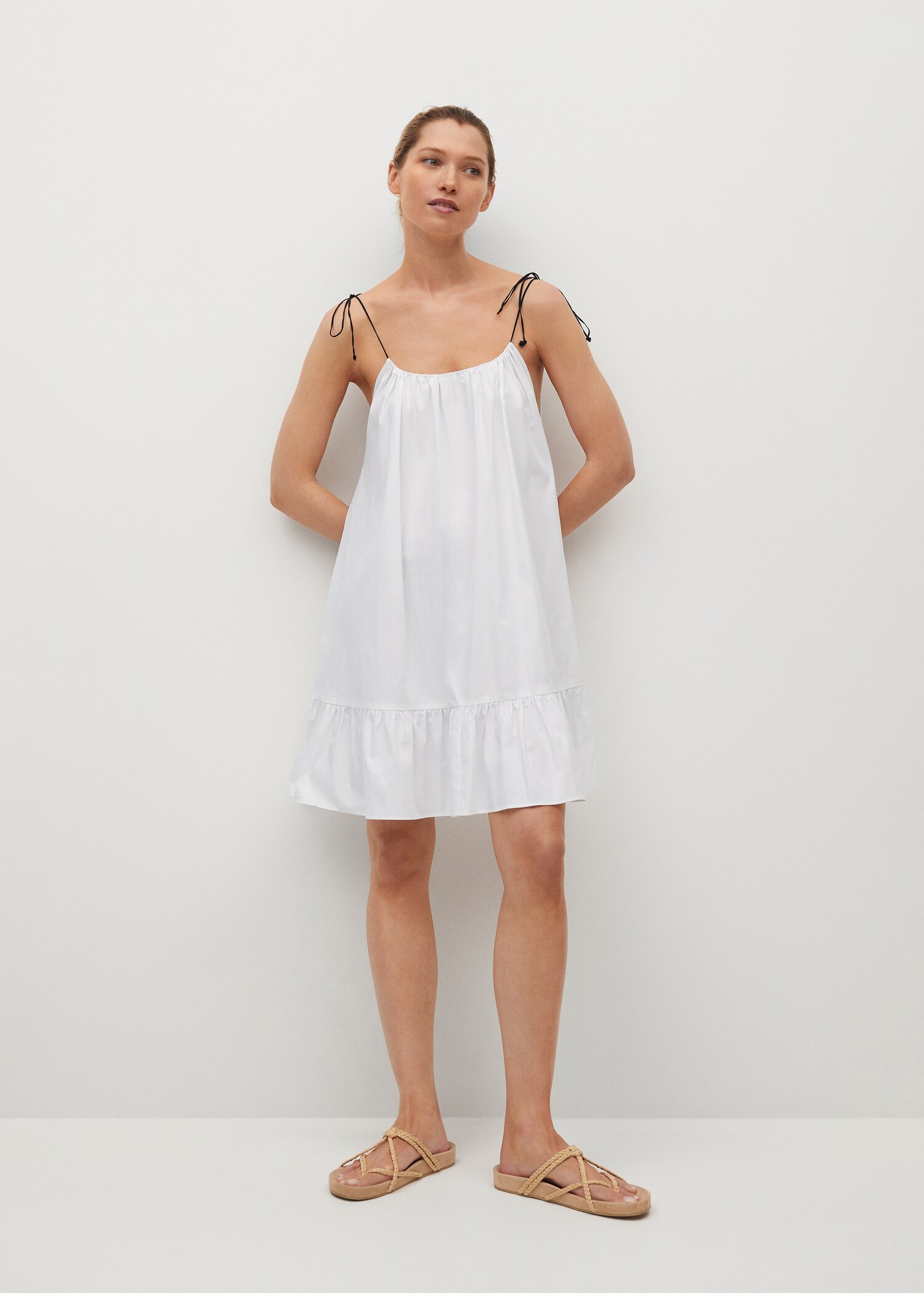 Robe coton volantée - Plan général
