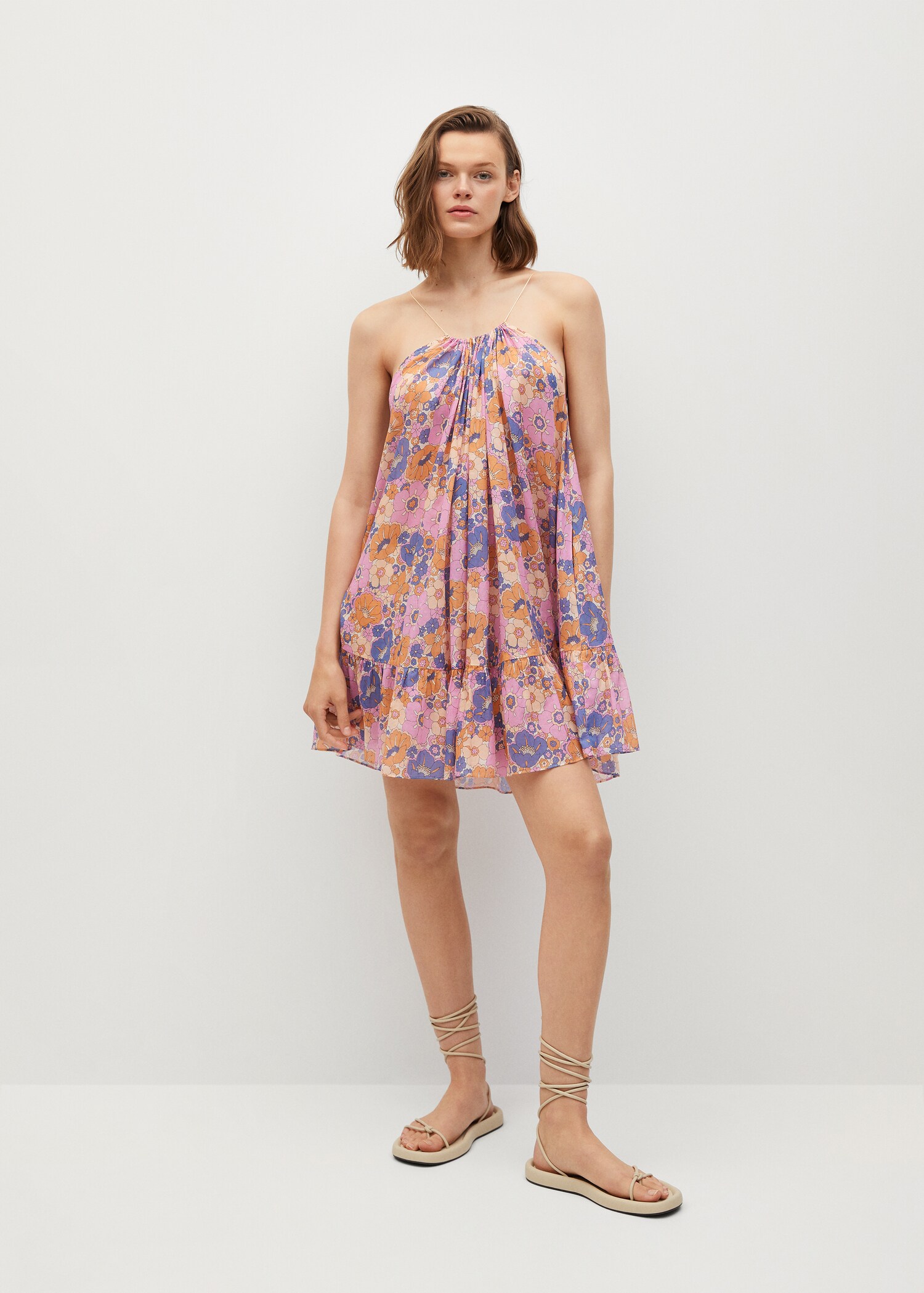 Robe coton volantée - Plan général