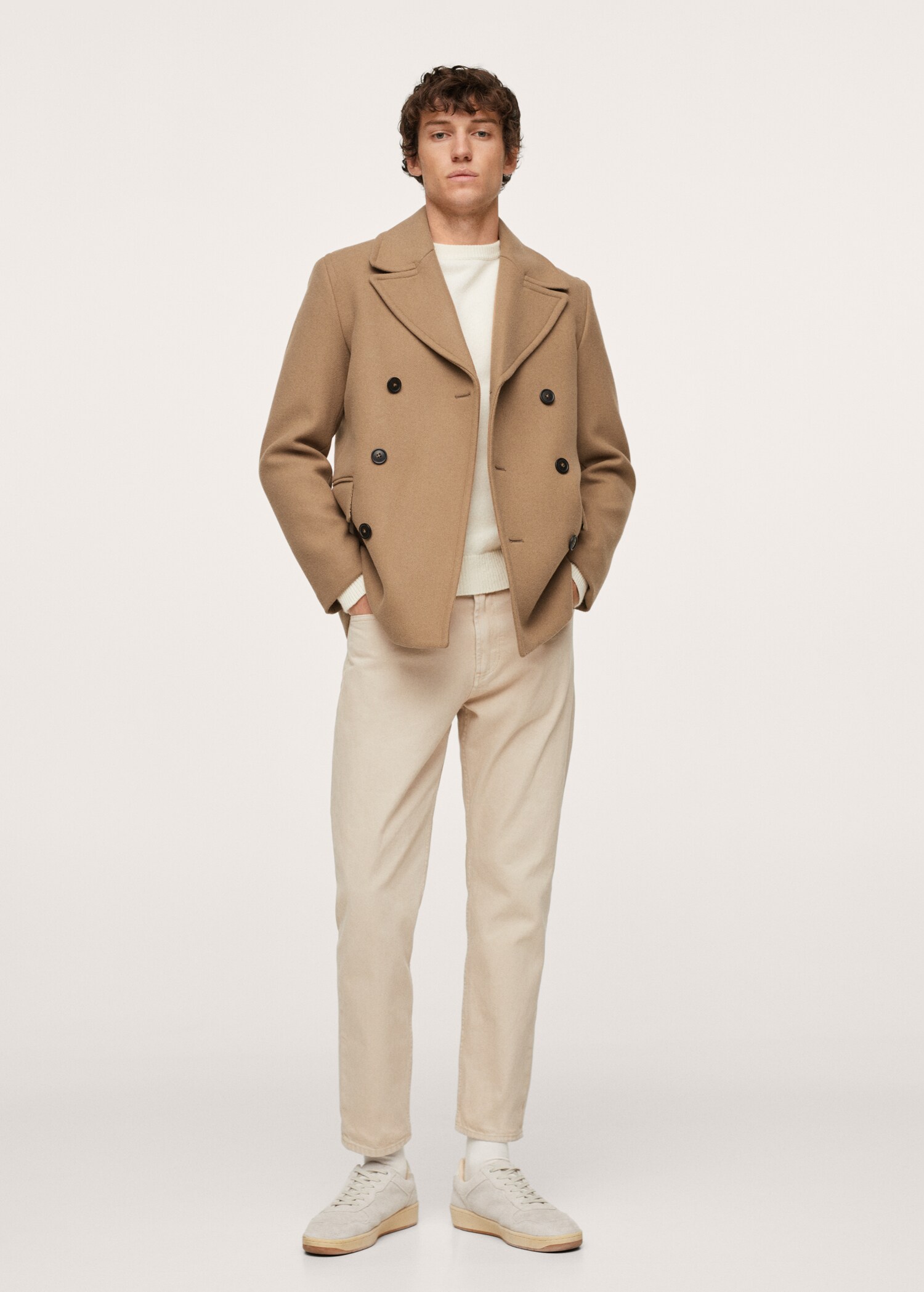 Recycled woollen coat - General plane