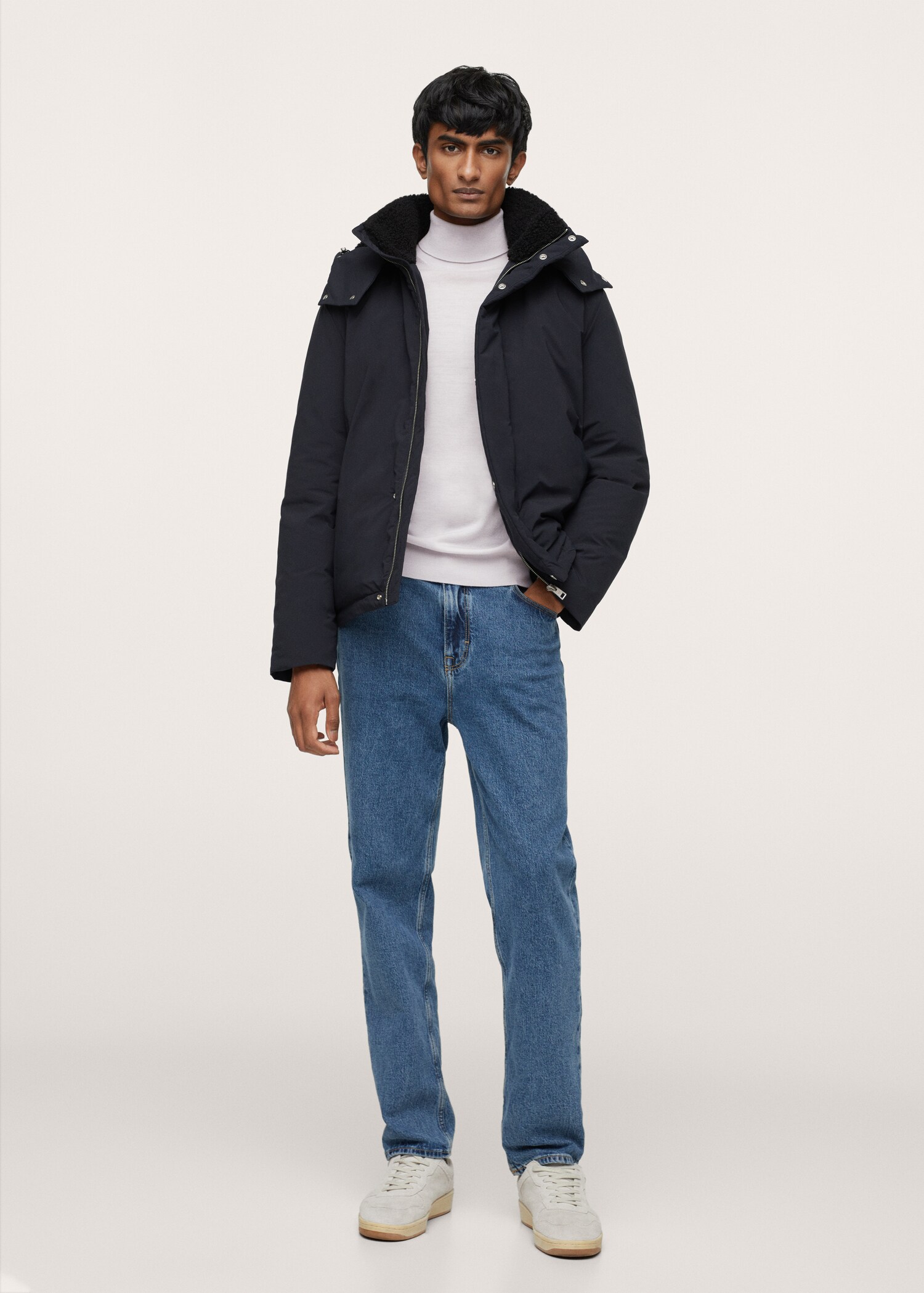 Turtleneck wool sweater - General plane