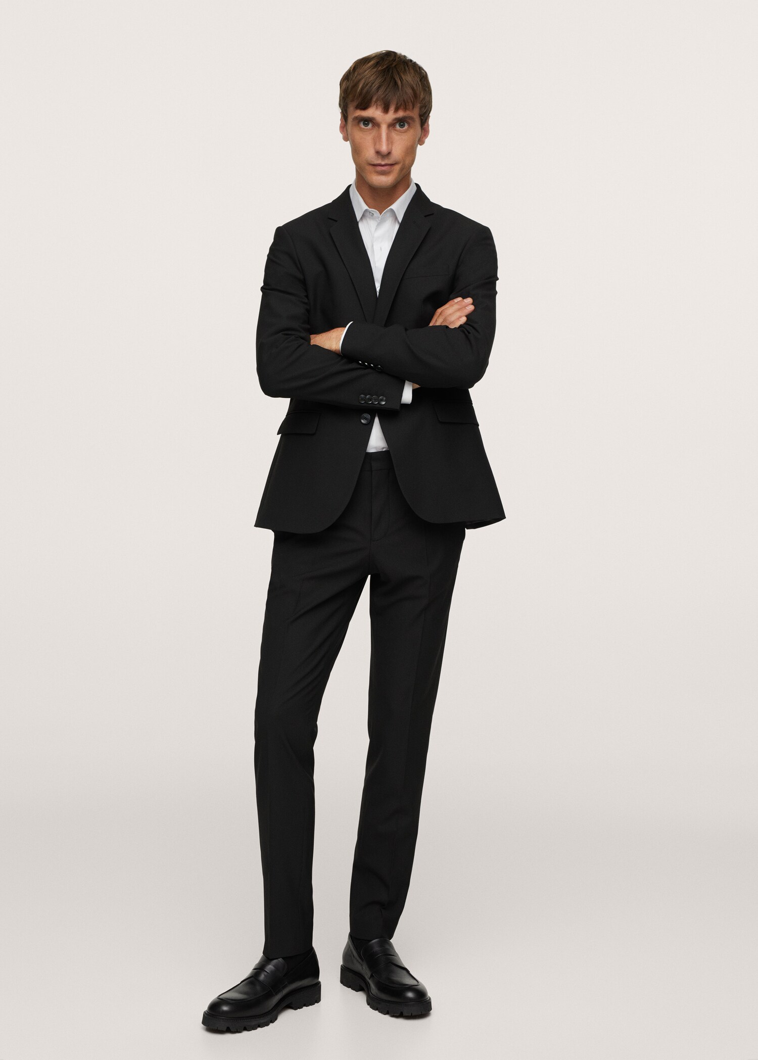 Oblekové sako super slim fit - Celkový náhled