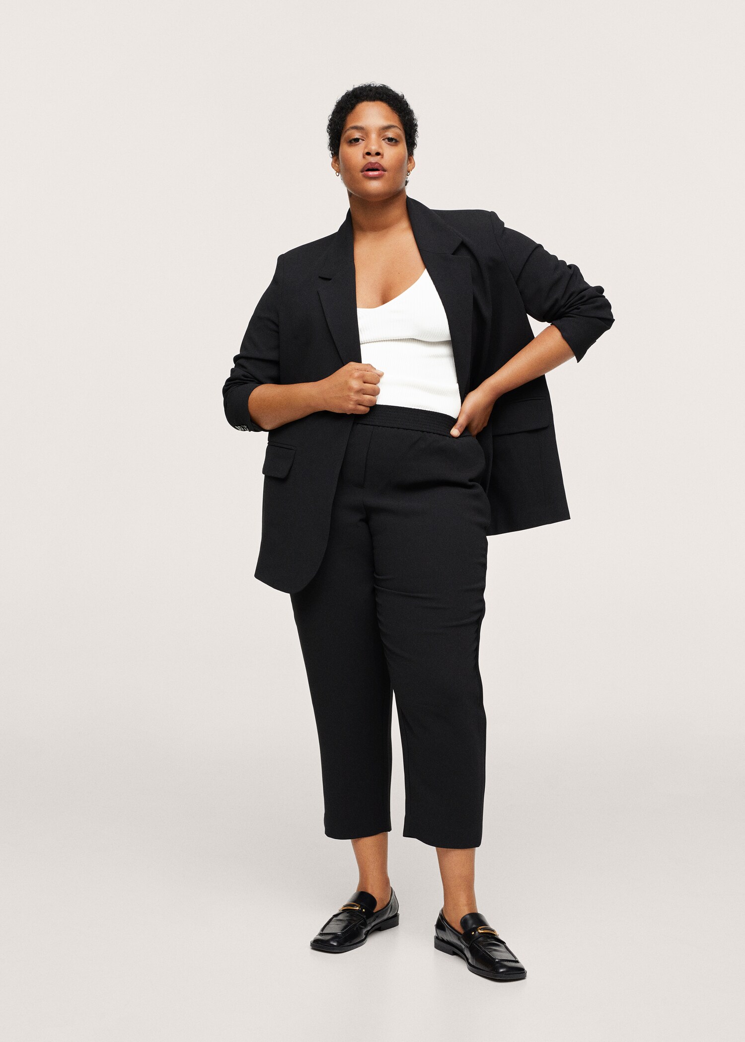 Essential structured blazer - General plane