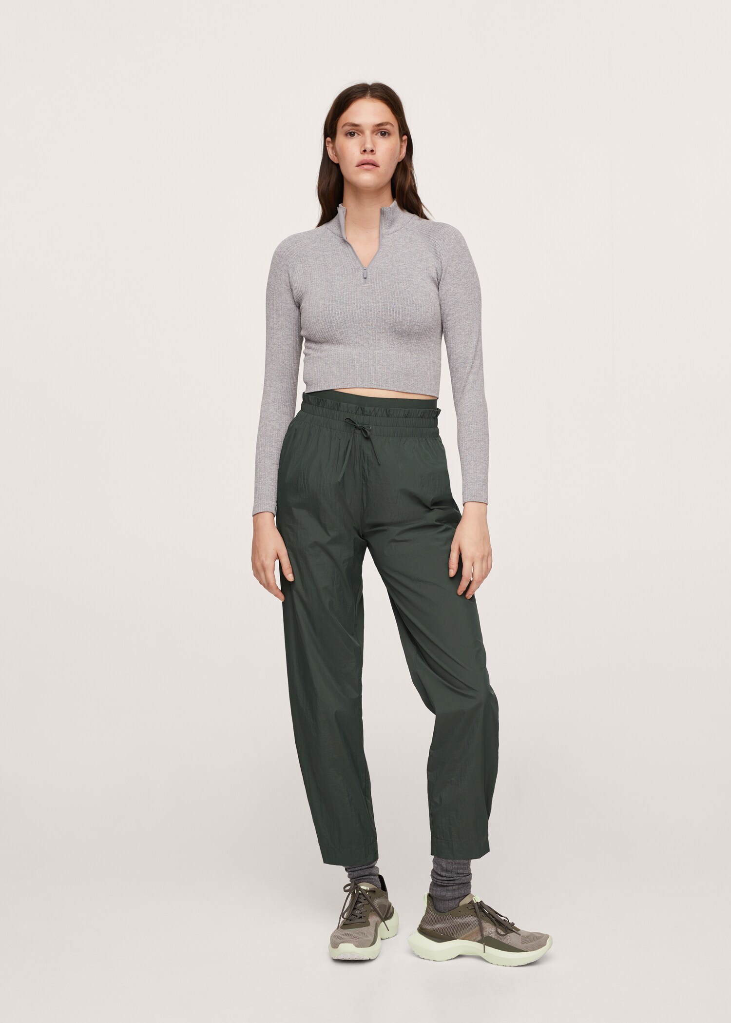 Elastic waist joggers - General plane