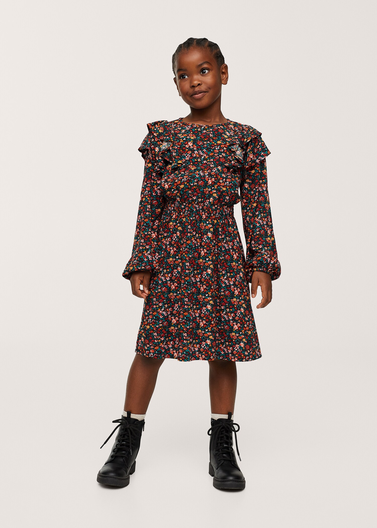 Vestido estampado floral - Plano general