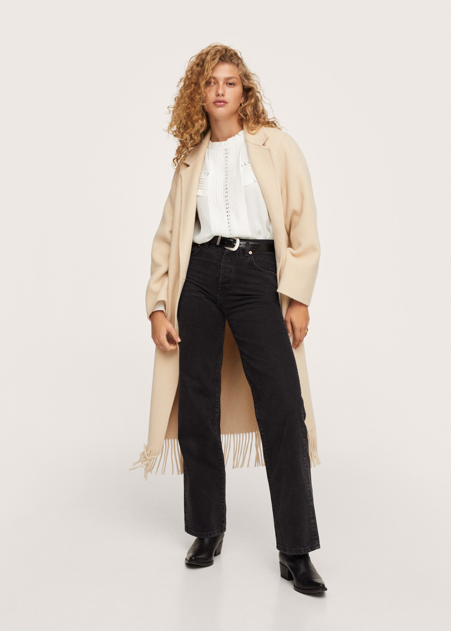 Blusa detalles plisados - Plano general