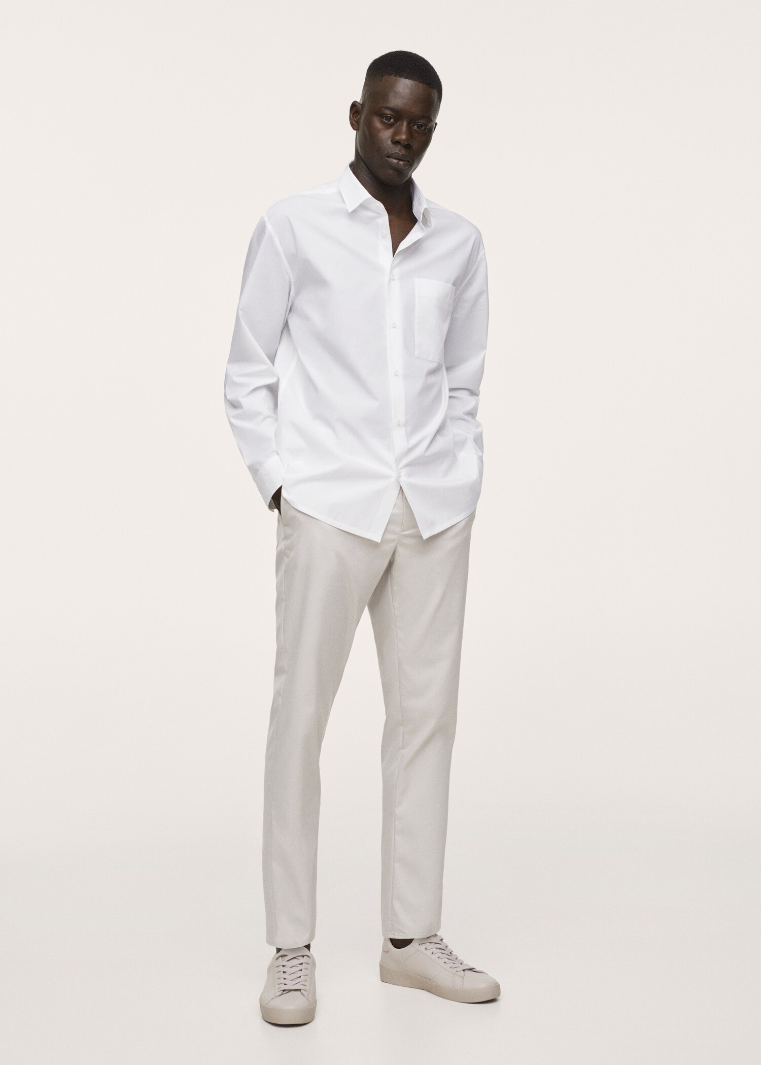 Relaxed-fit cotton shirt - General plane