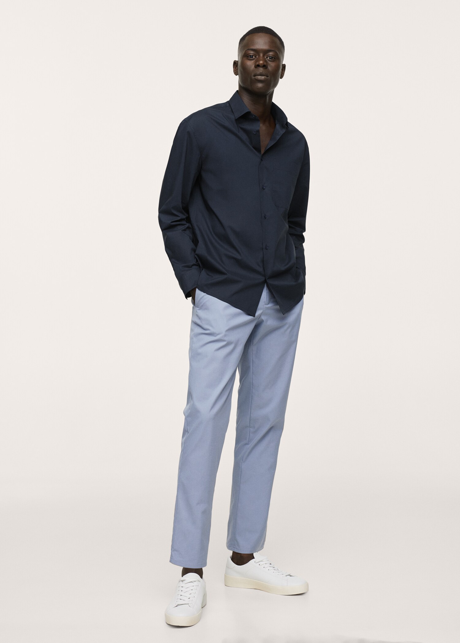 Relaxed-fit cotton shirt - General plane