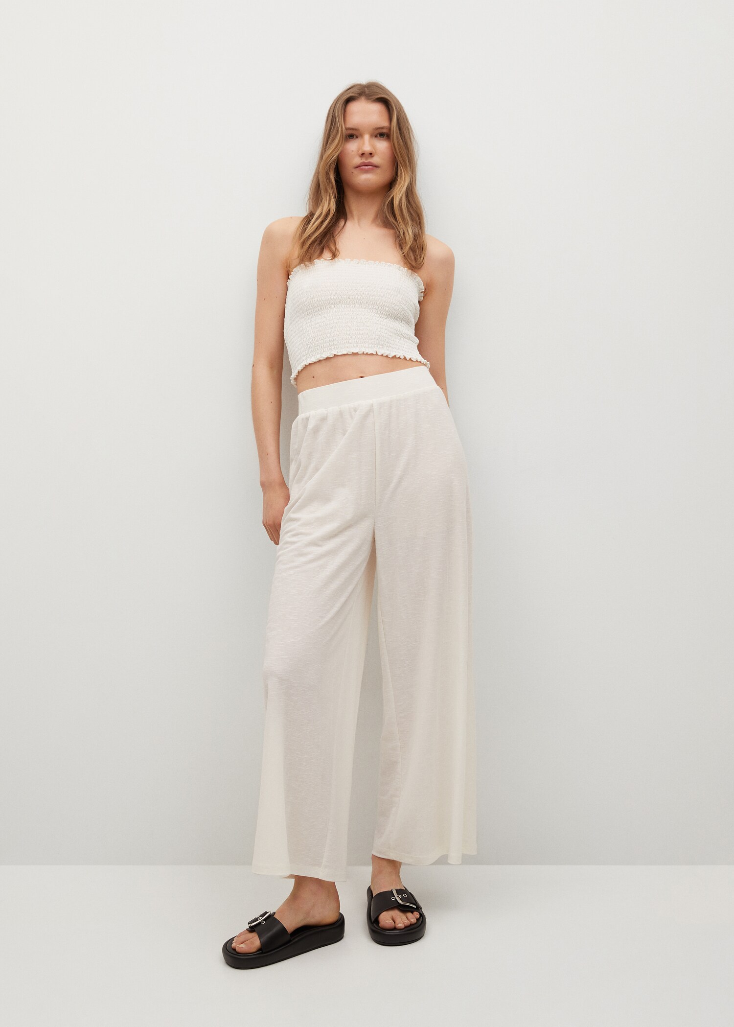 Draped crop top - General plane