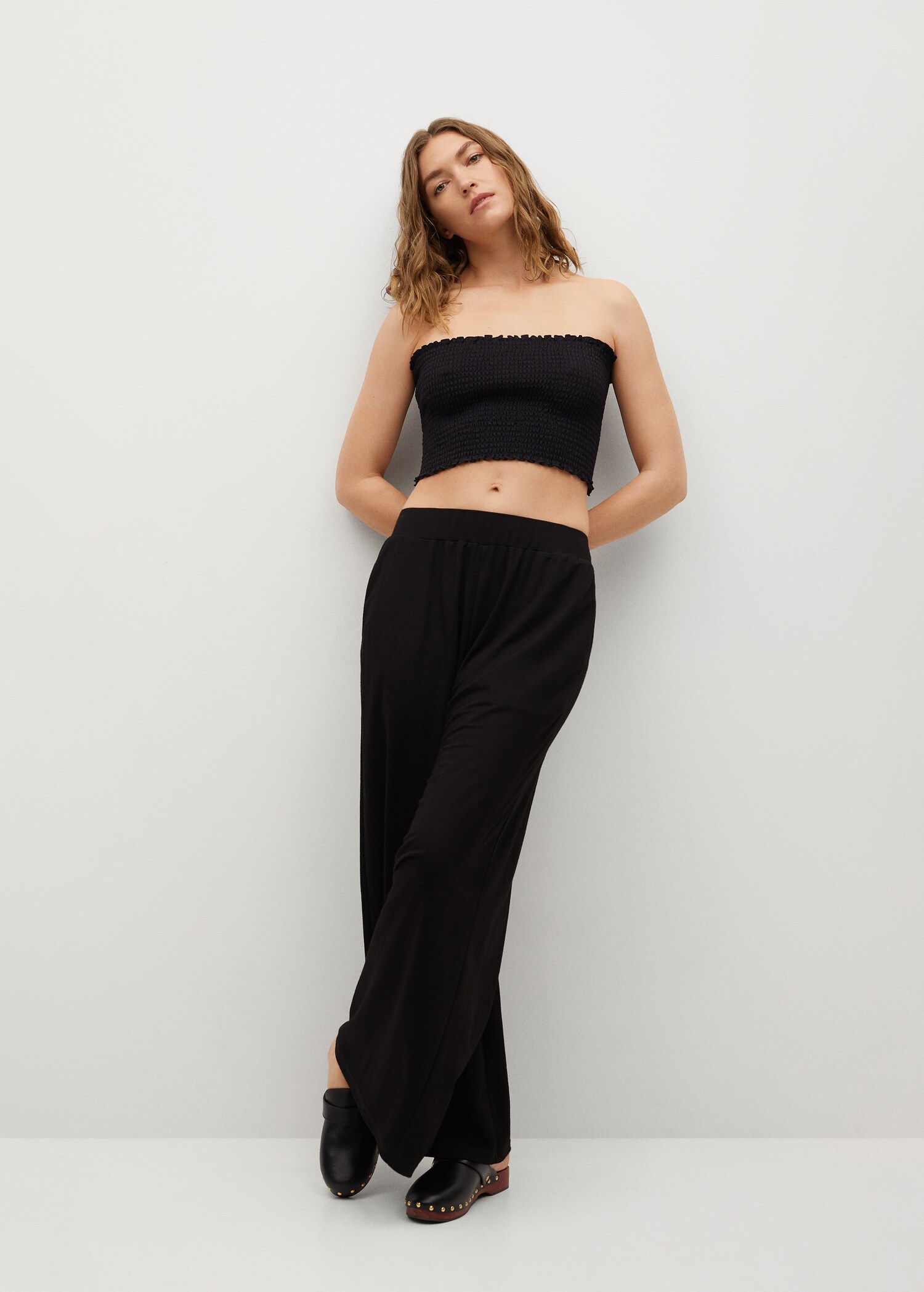 Draped crop top - General plane