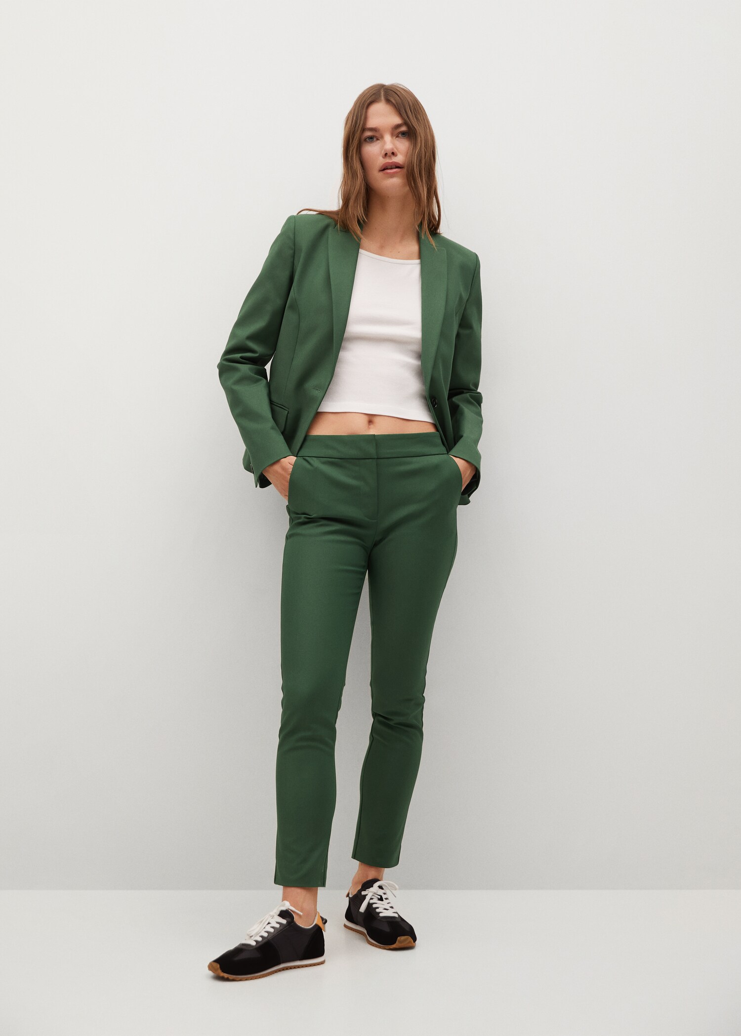 Structured suit blazer - General plane