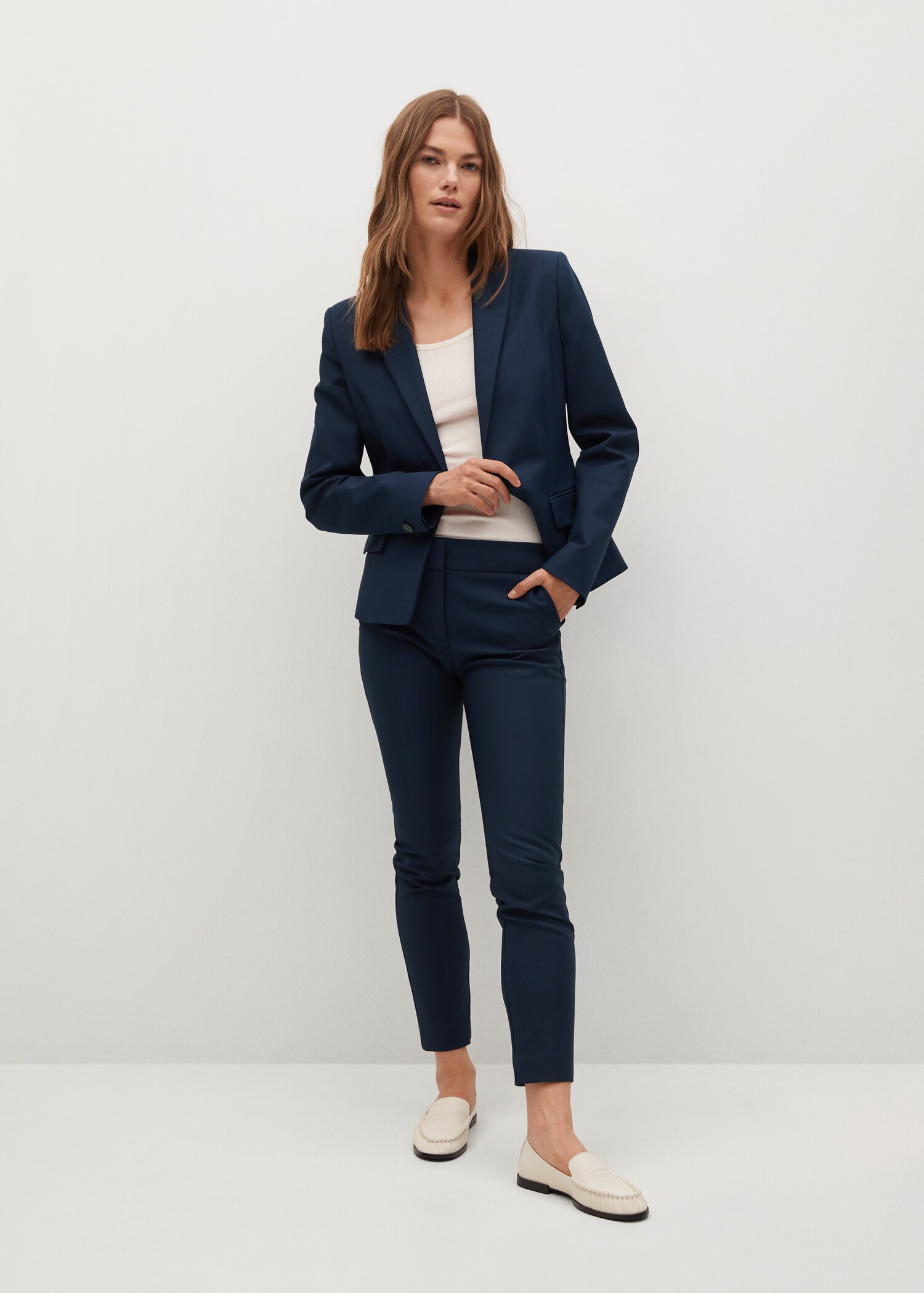 Structured suit blazer - General plane