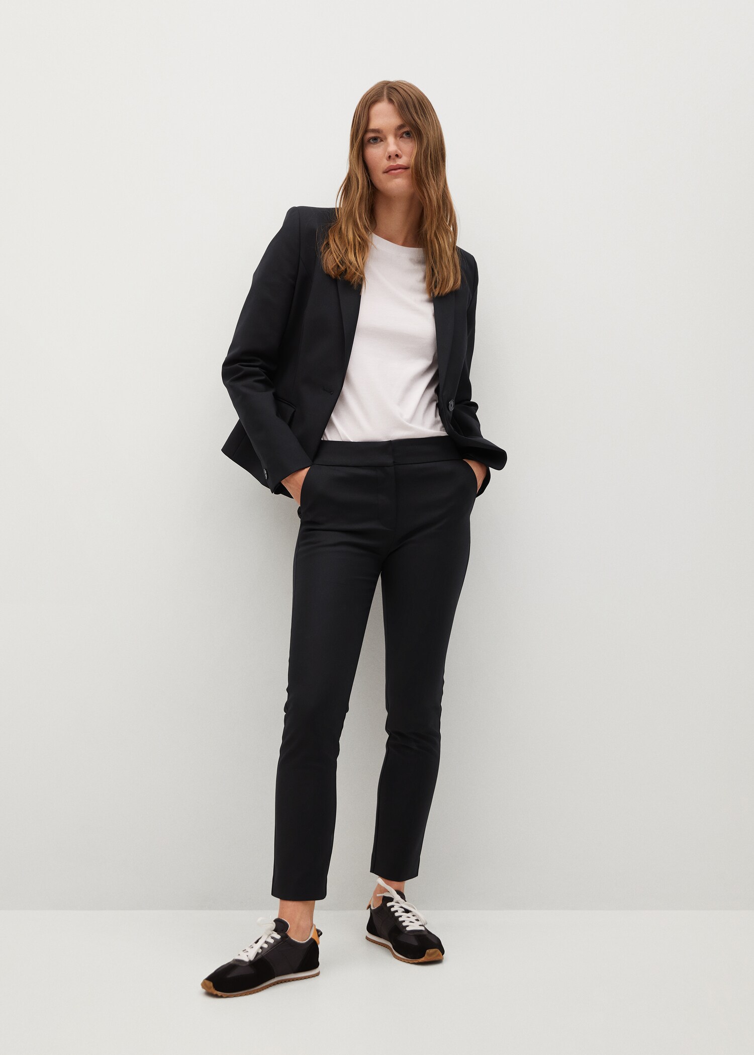 Structured suit blazer - General plane