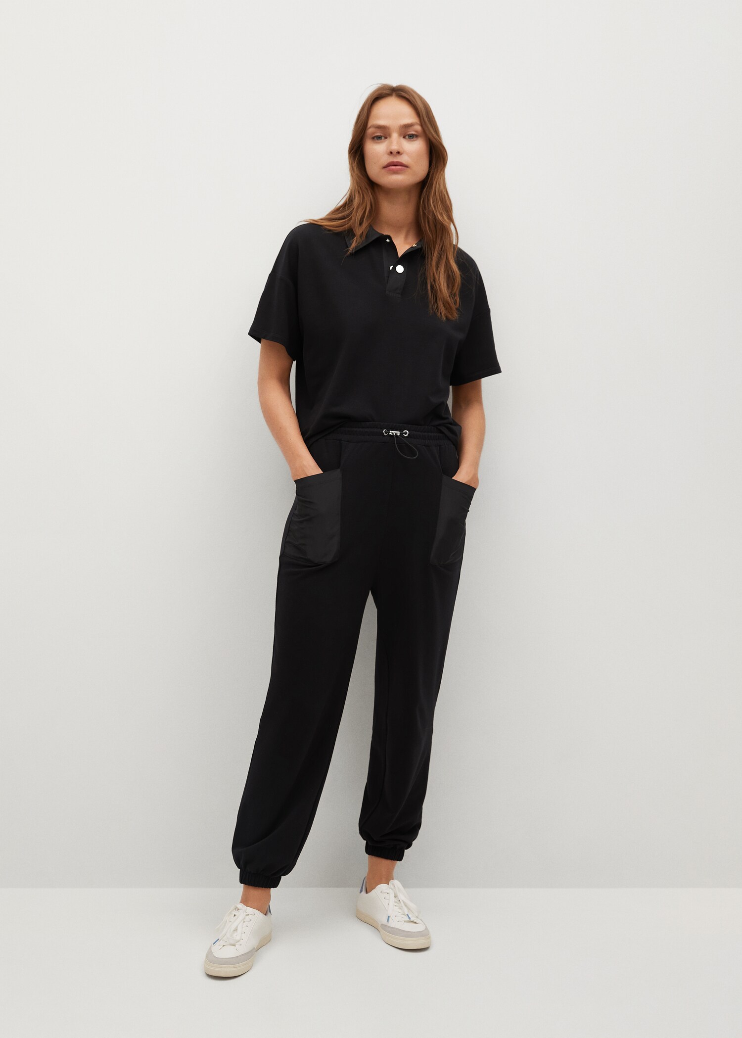 Polohemd mit Button-down-Kragen - Allgemeine Ansicht