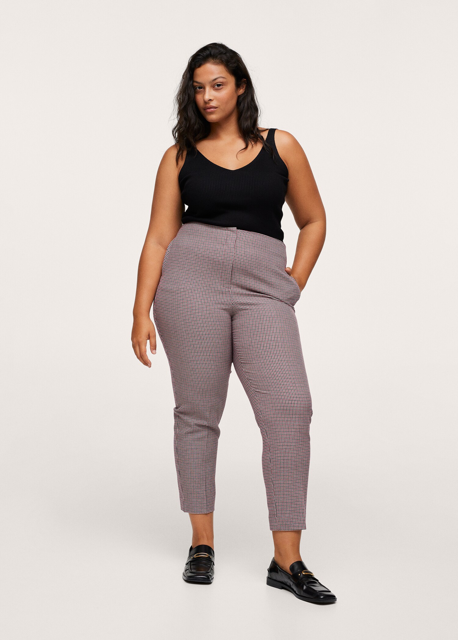 Pantalón pitillo crop - Plano general