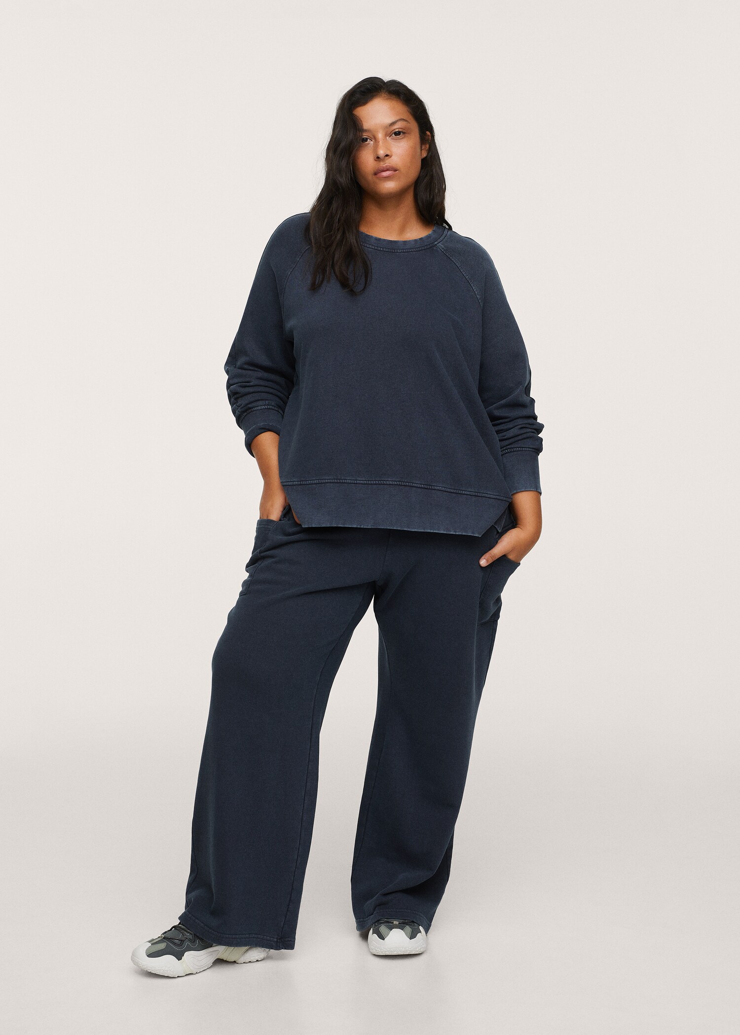 Pocket cotton trousers - General plane