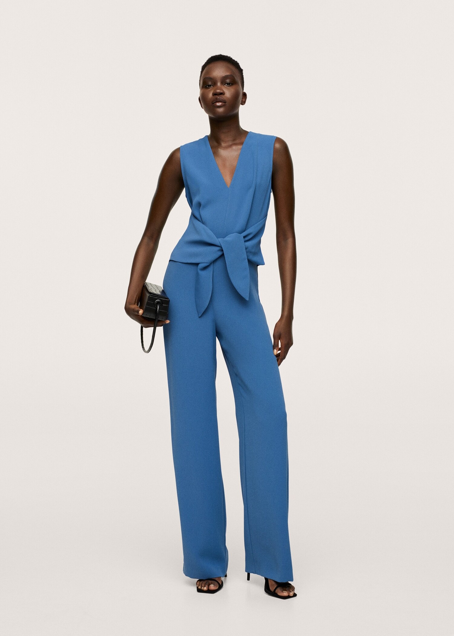 Bow wrap jumpsuit - General plane