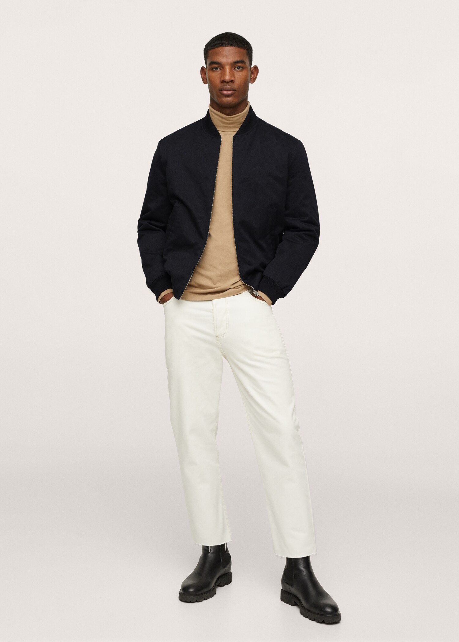 Chaqueta bomber algodón - Plano general
