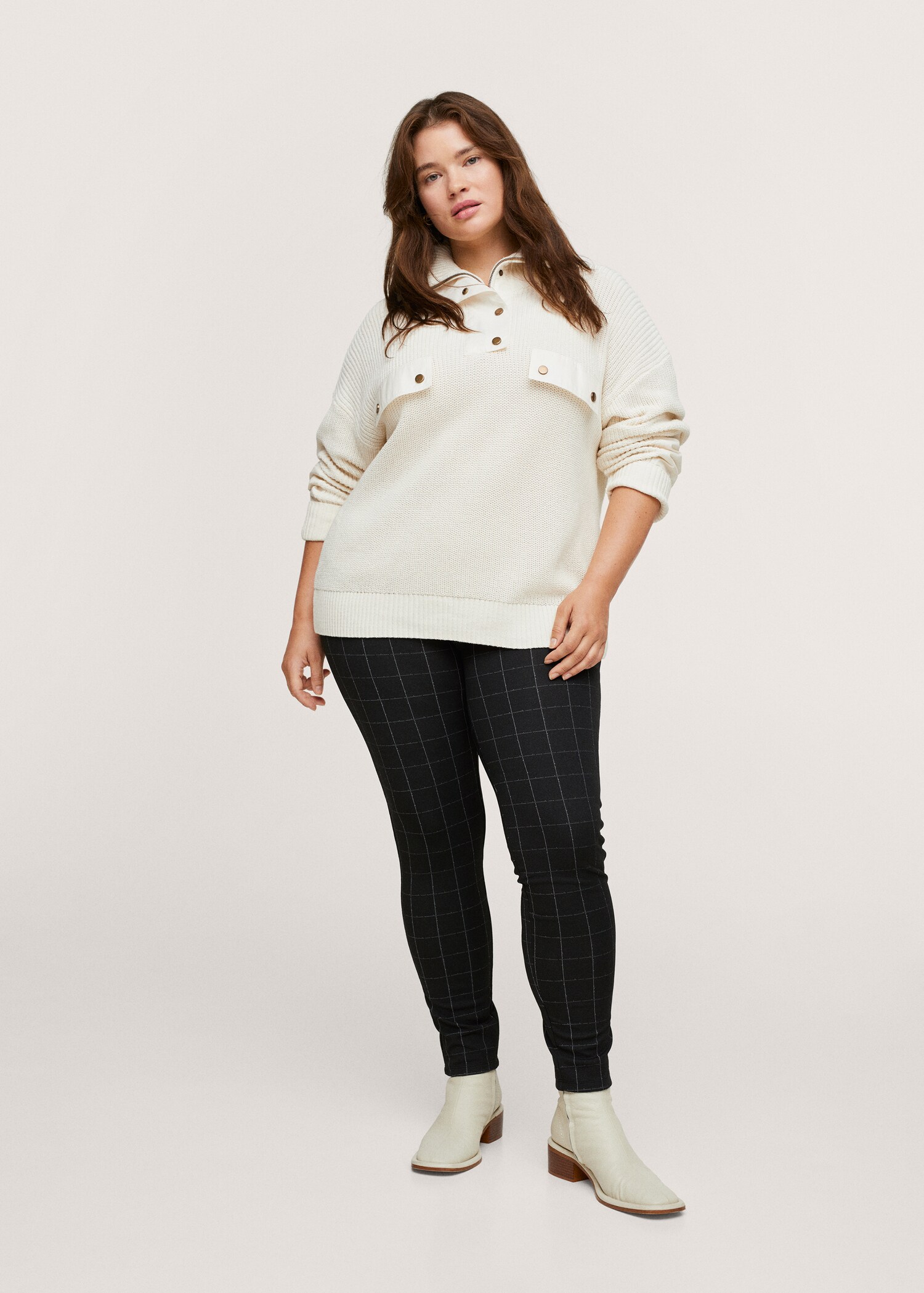 Leggings estampado cuadros - Plano general