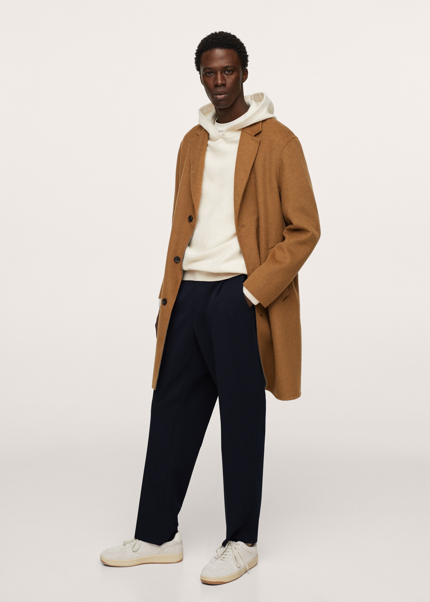 Loose-fit pleated trousers  - General plane