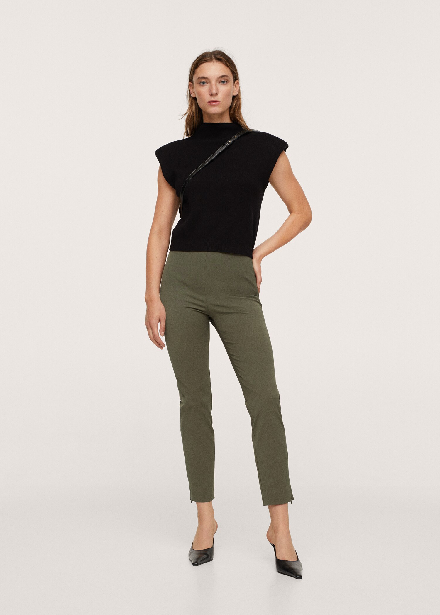 Leggings algodón cremallera  - Plano general